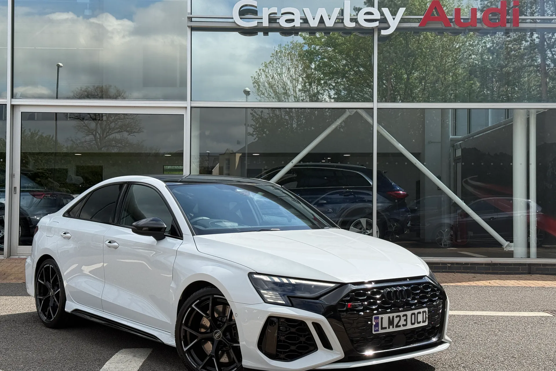 Audi RS3 focused image
