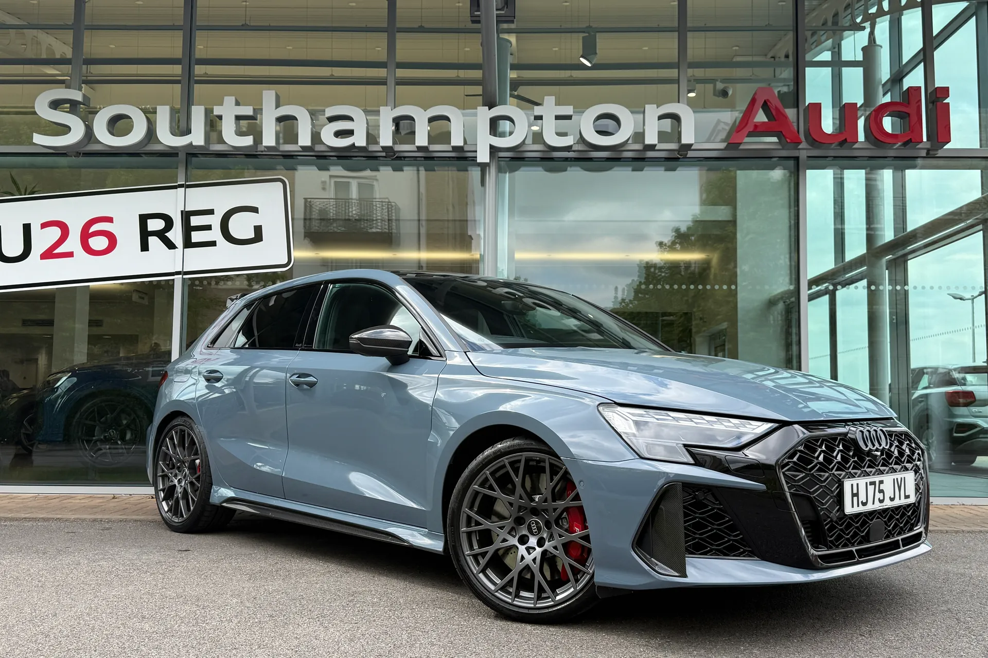 Audi RS3 focused image