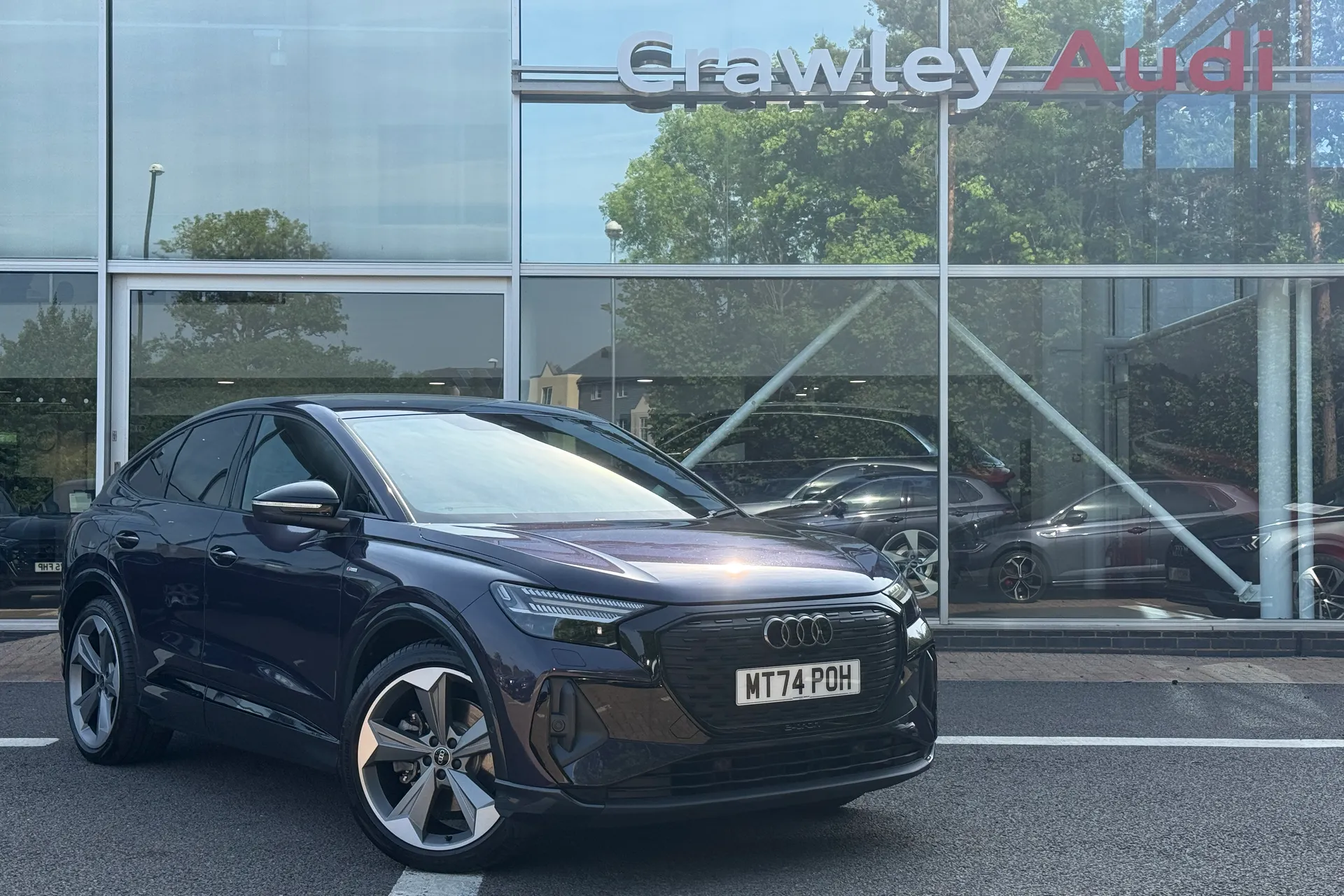 Audi Q4 focused image