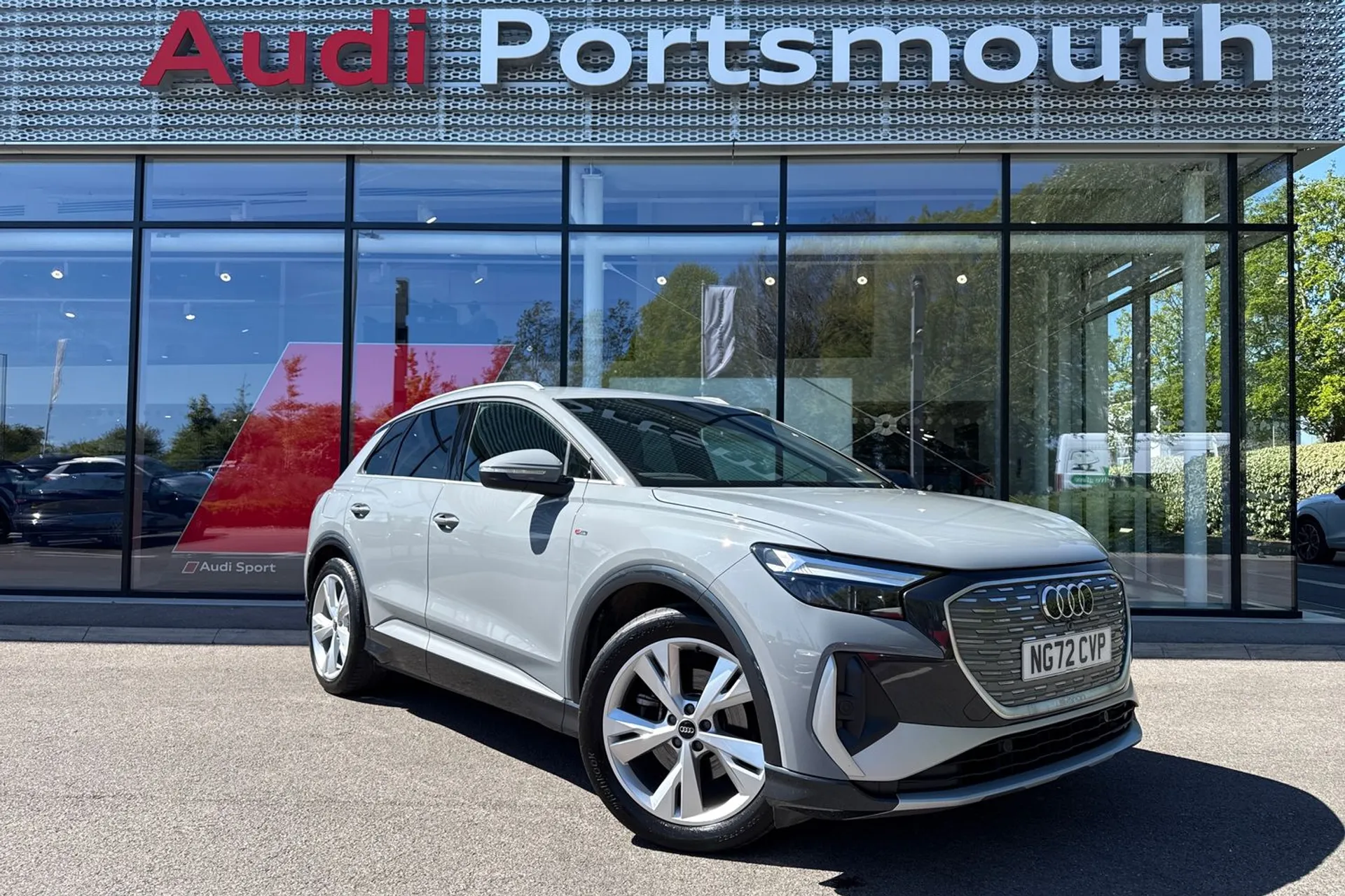 Audi Q4 focused image