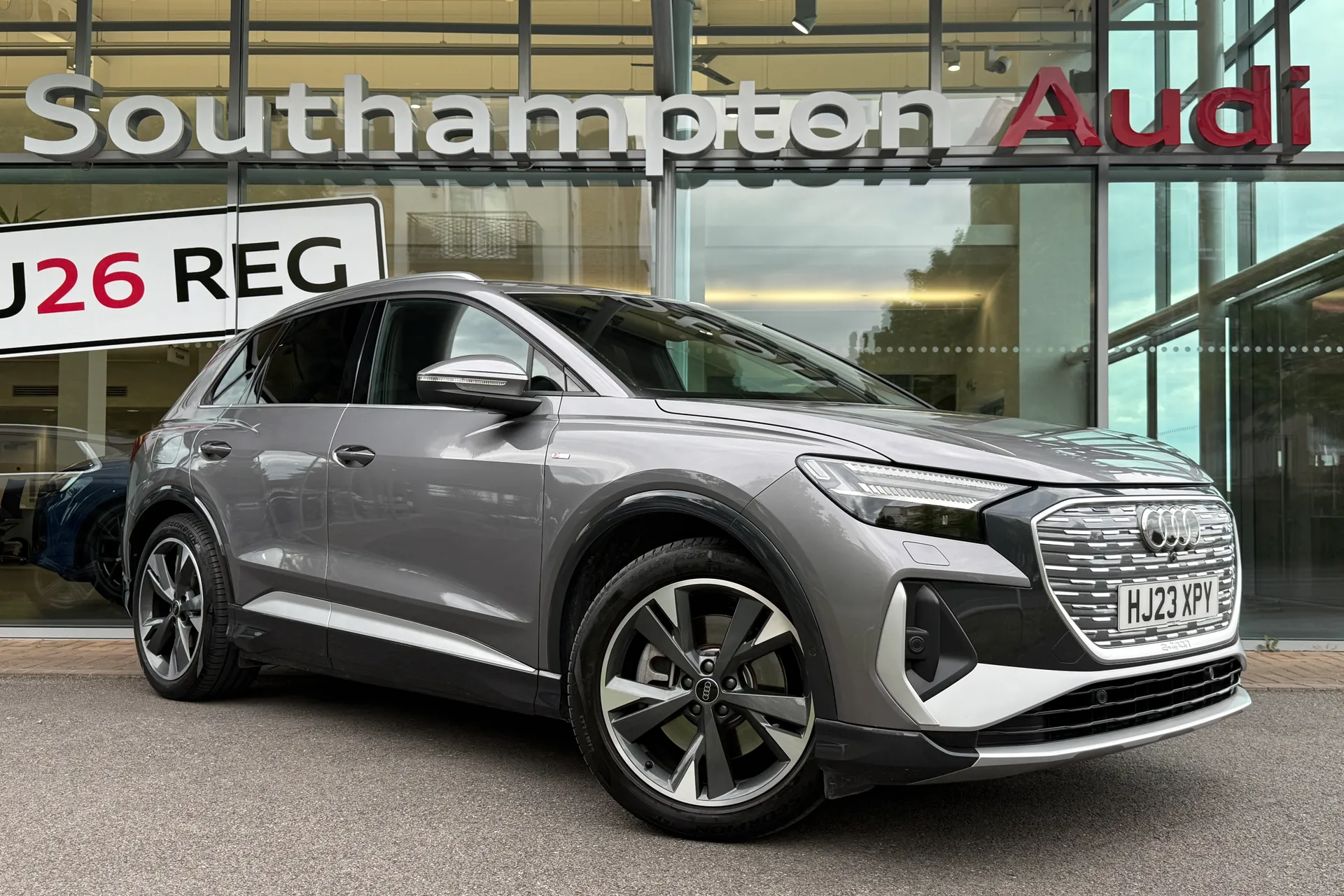 Audi Q4 focused image