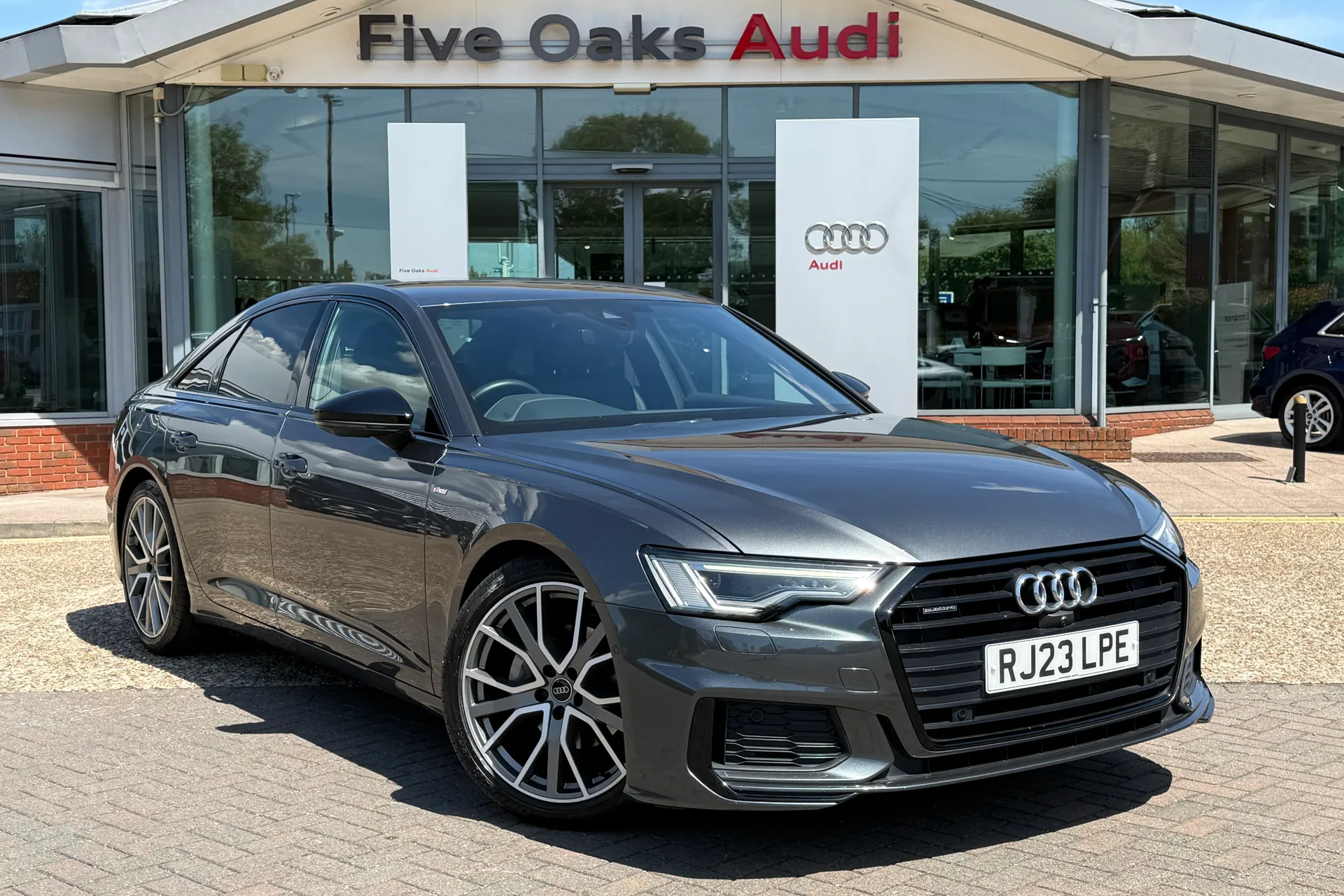 Audi A6 focused image