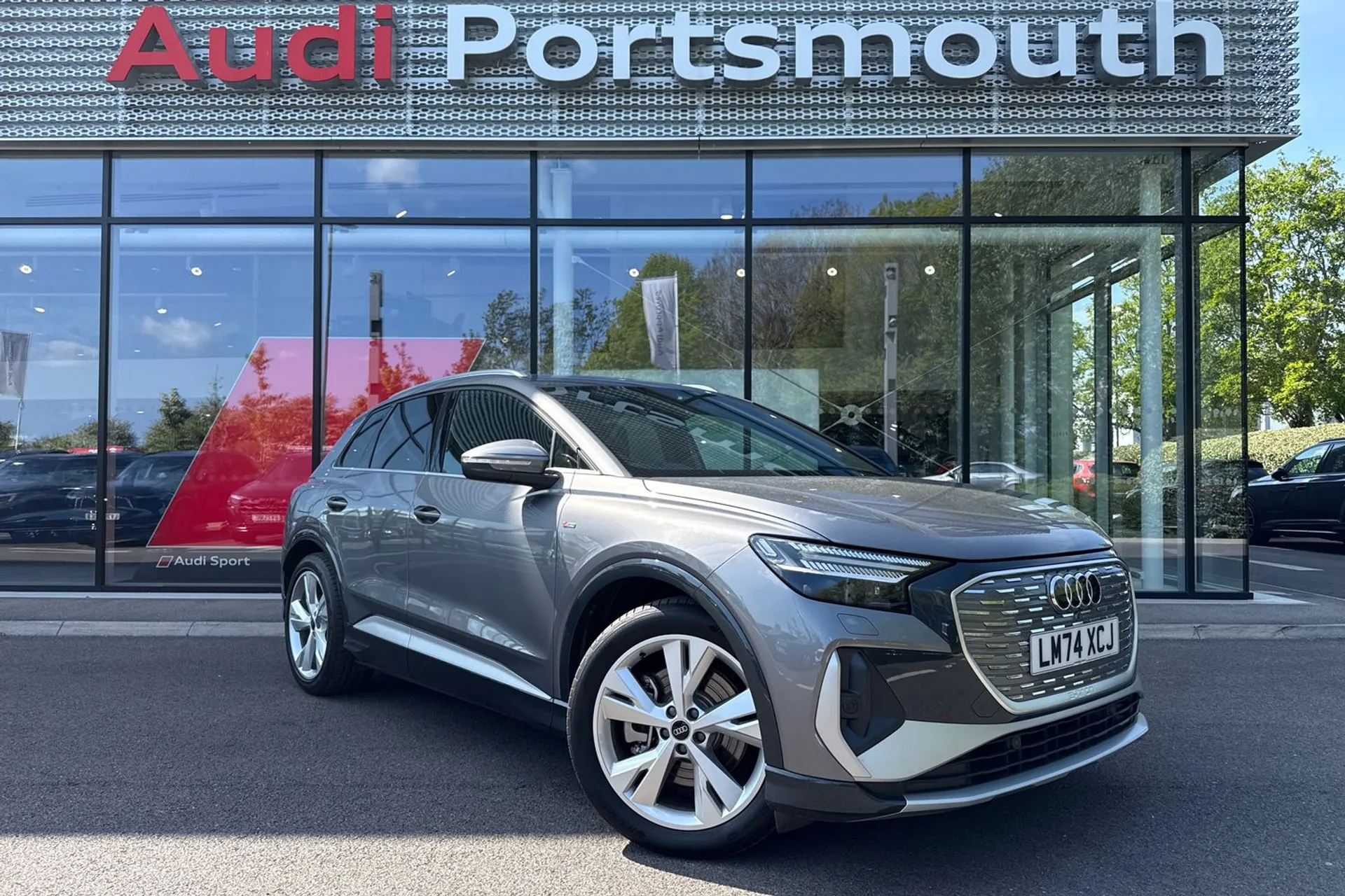 Audi Q4 focused image