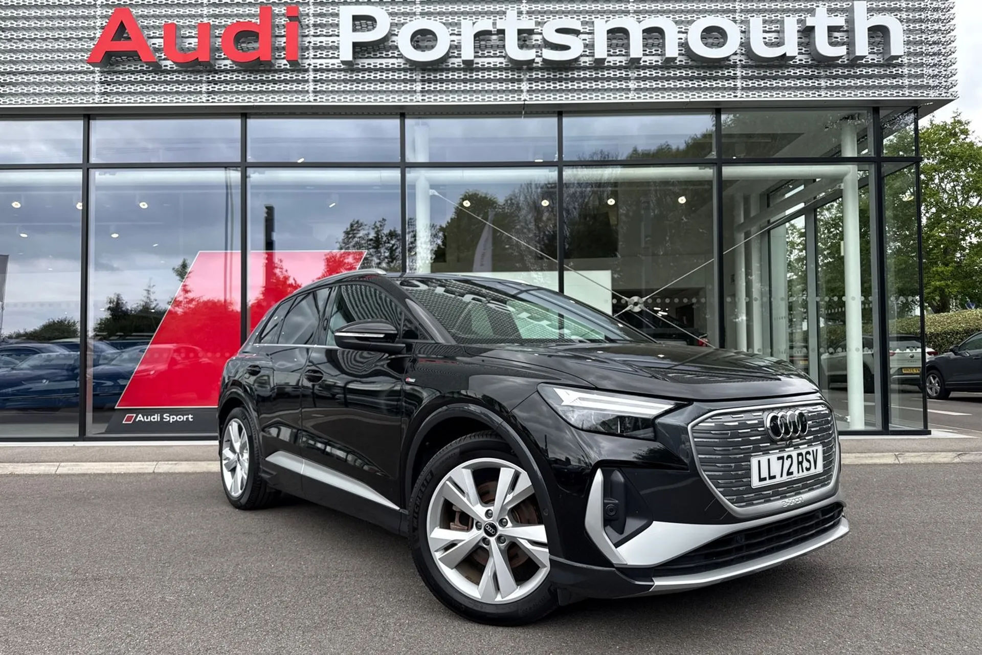Audi Q4 focused image
