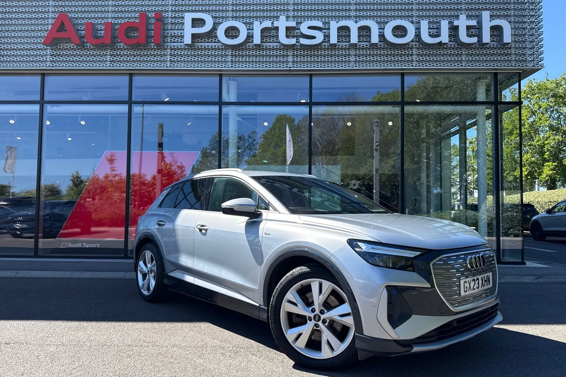 Audi Q4 focused image