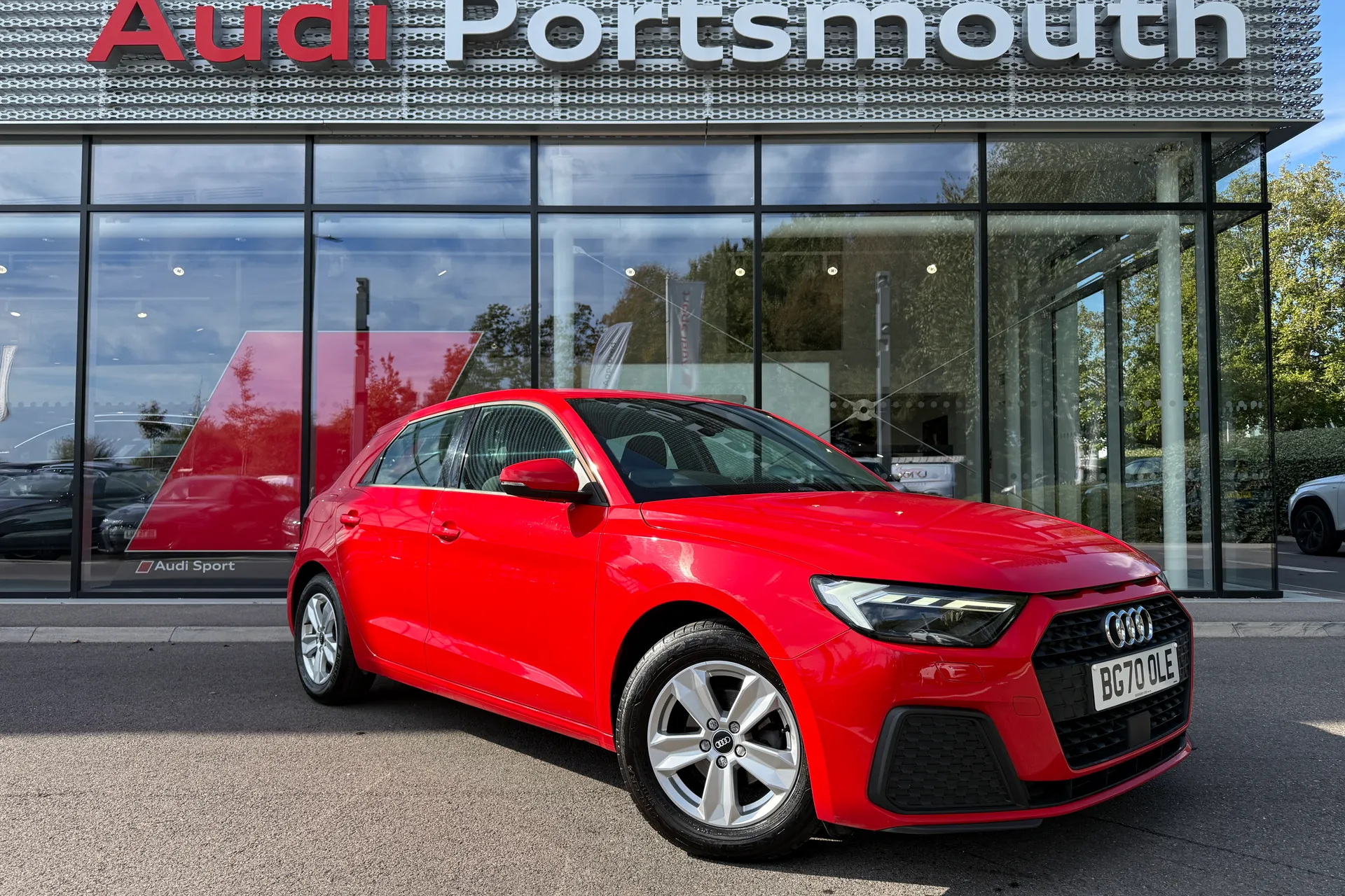 Audi A1 focused image