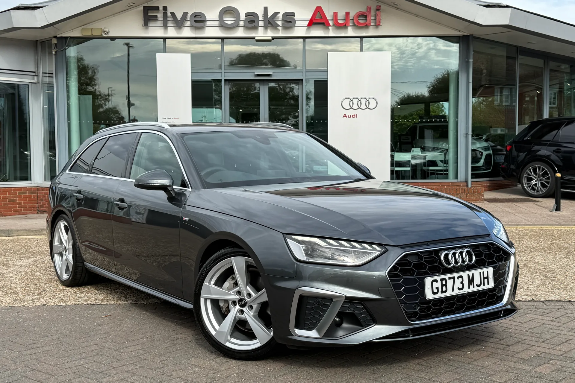 Audi A4 focused image