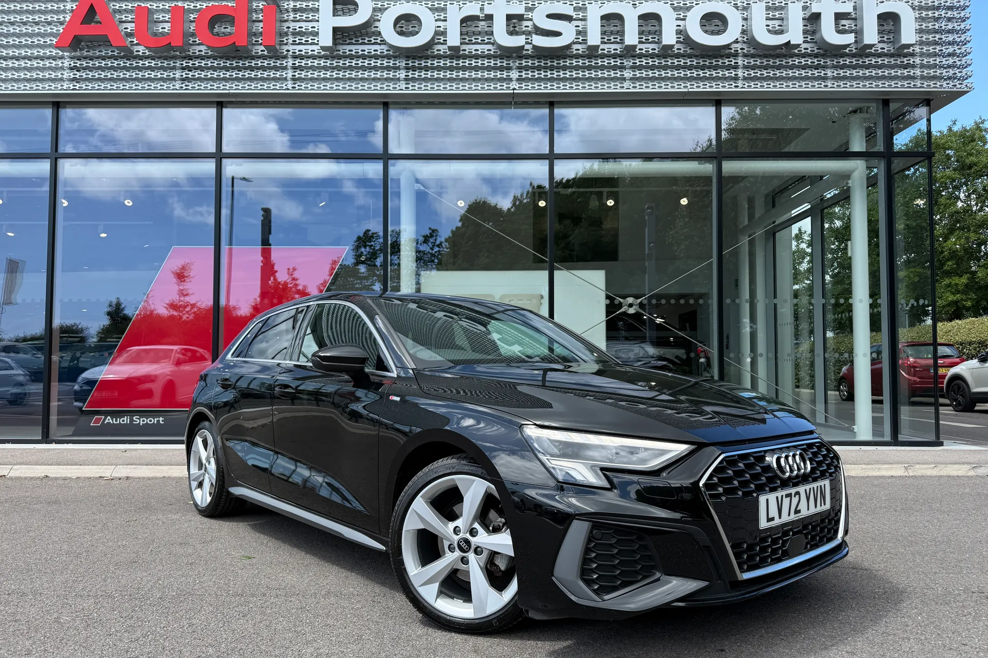 Audi A3 focused image