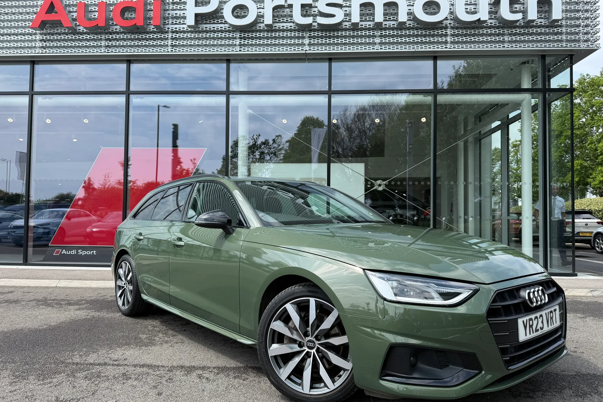 Audi A4 focused image