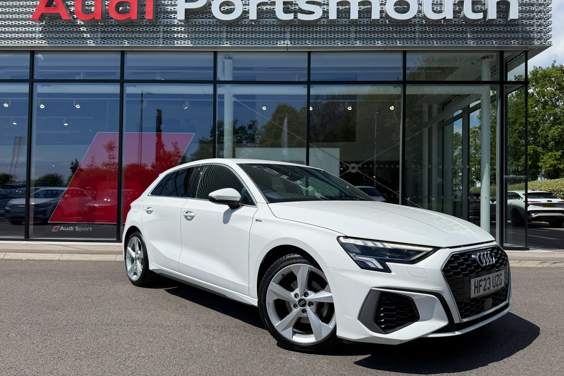 Audi A3 focused image