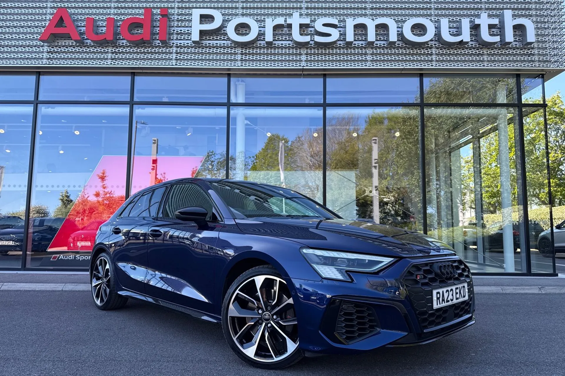 Audi A3 focused image