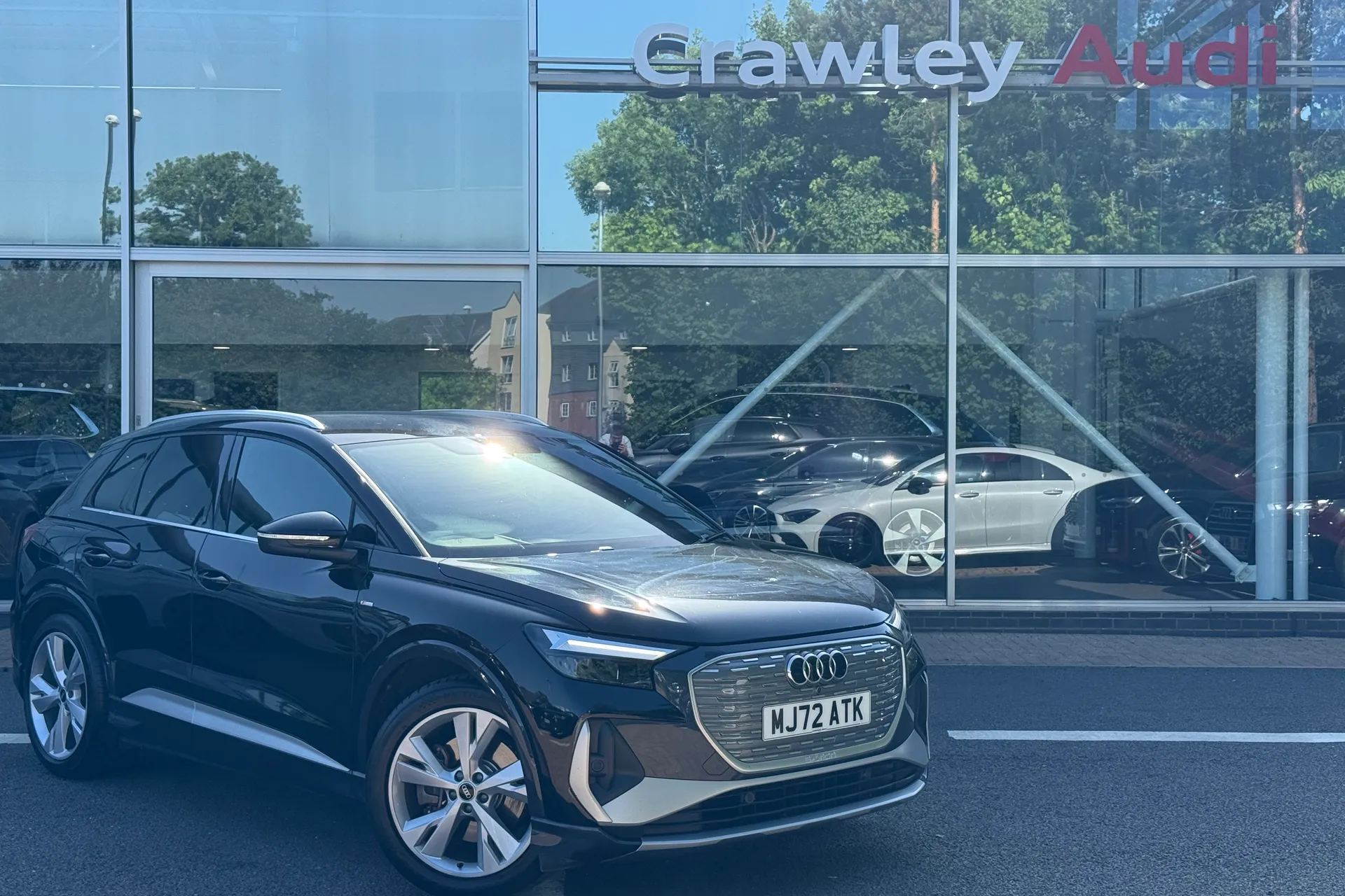 Audi Q4 focused image