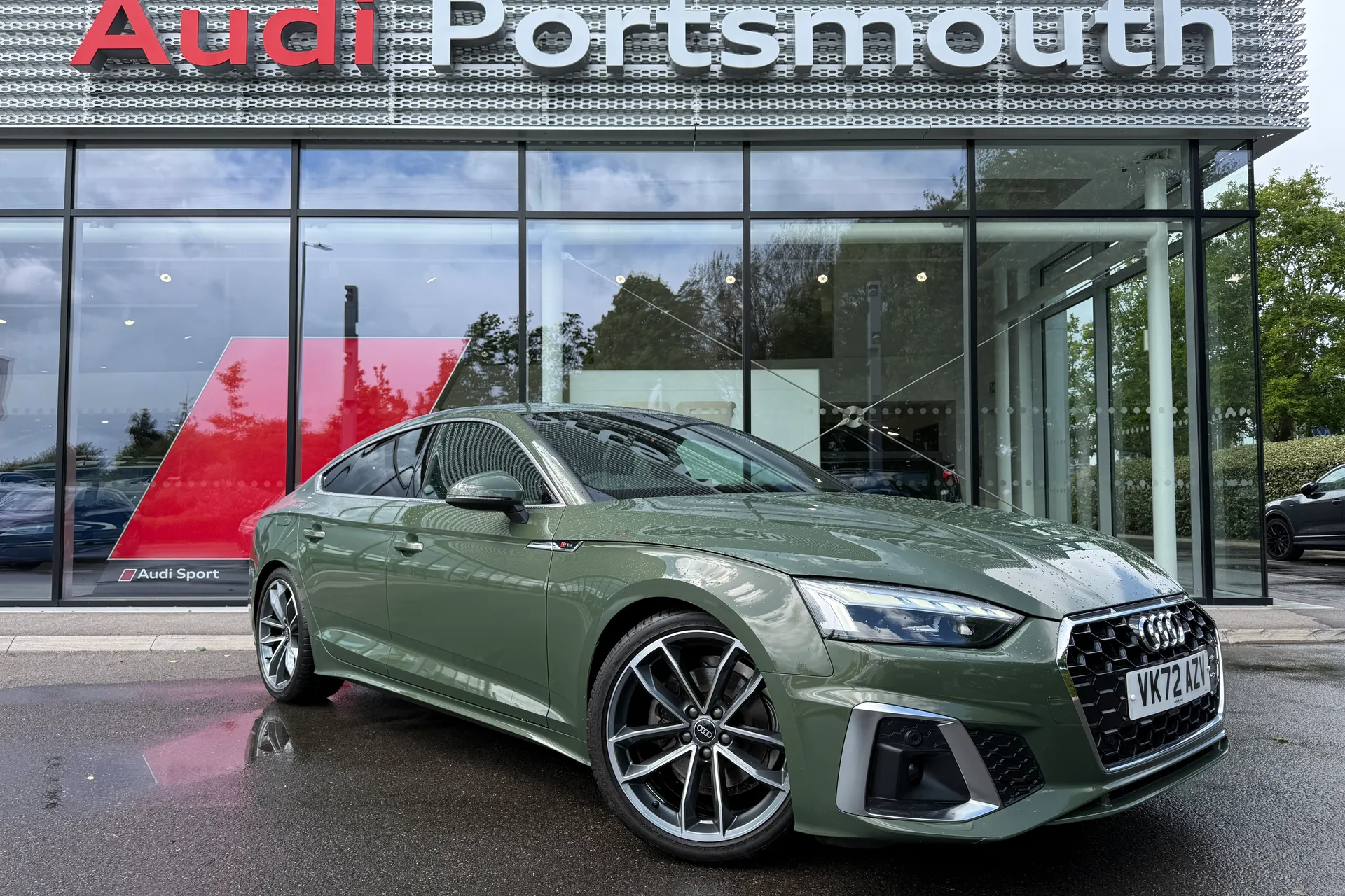 Audi A5 focused image