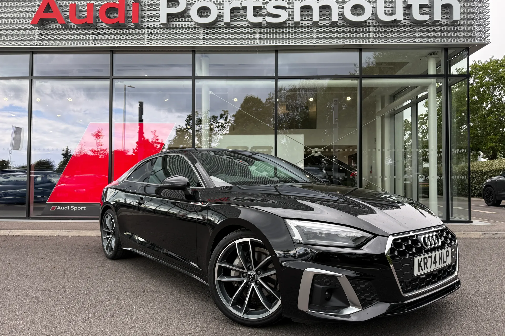 Audi A5 focused image