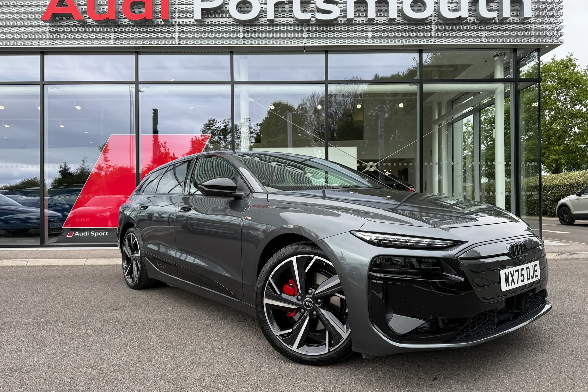 Audi A6 focused image