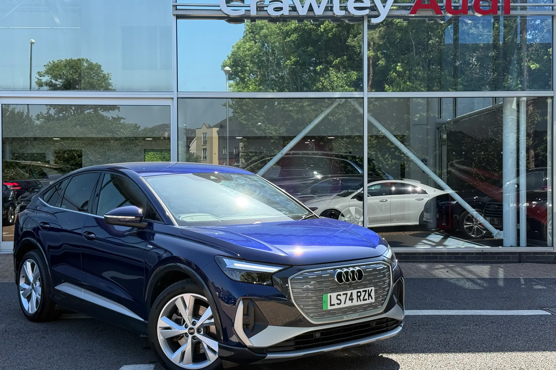 Audi Q4 focused image
