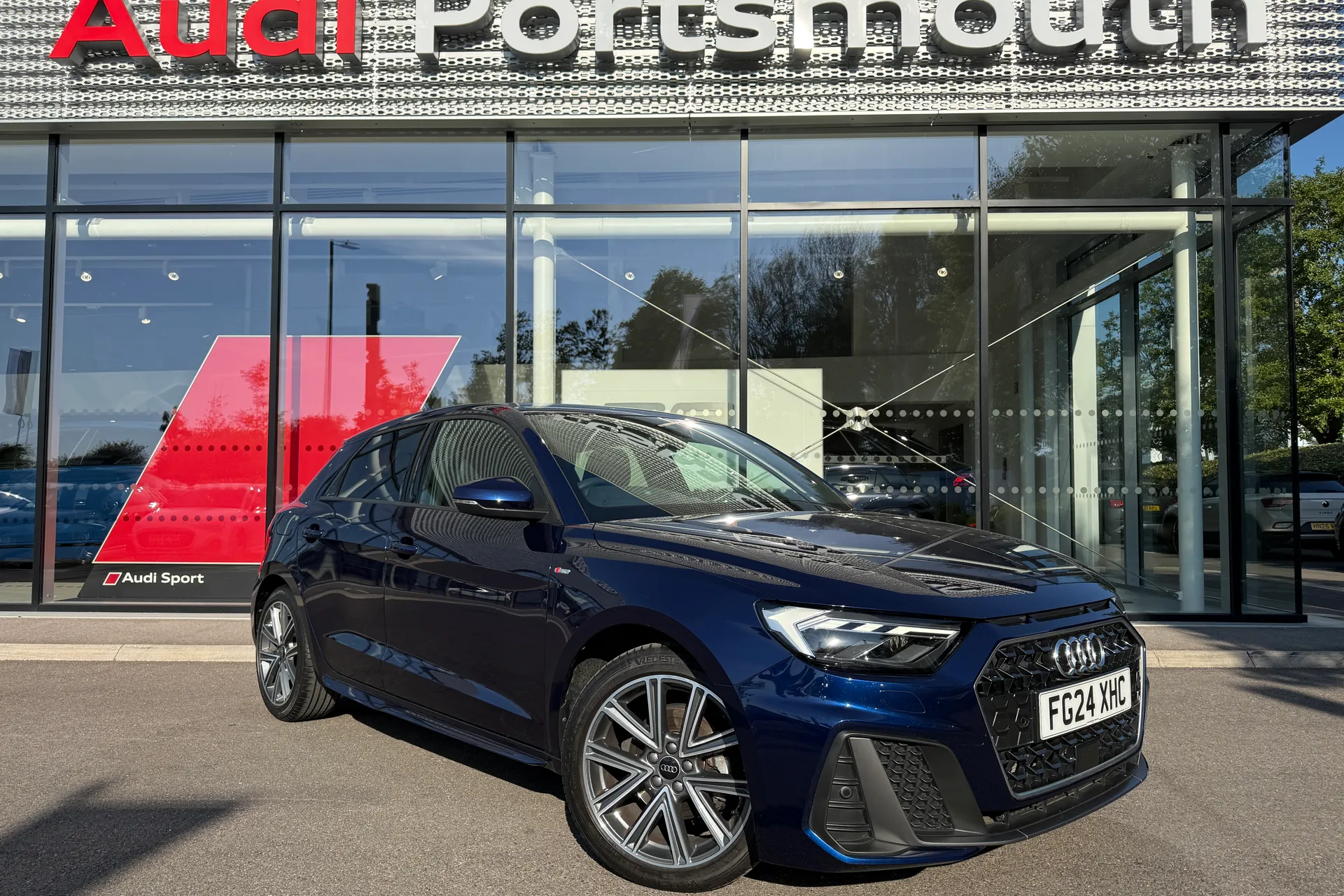 Audi A1 focused image