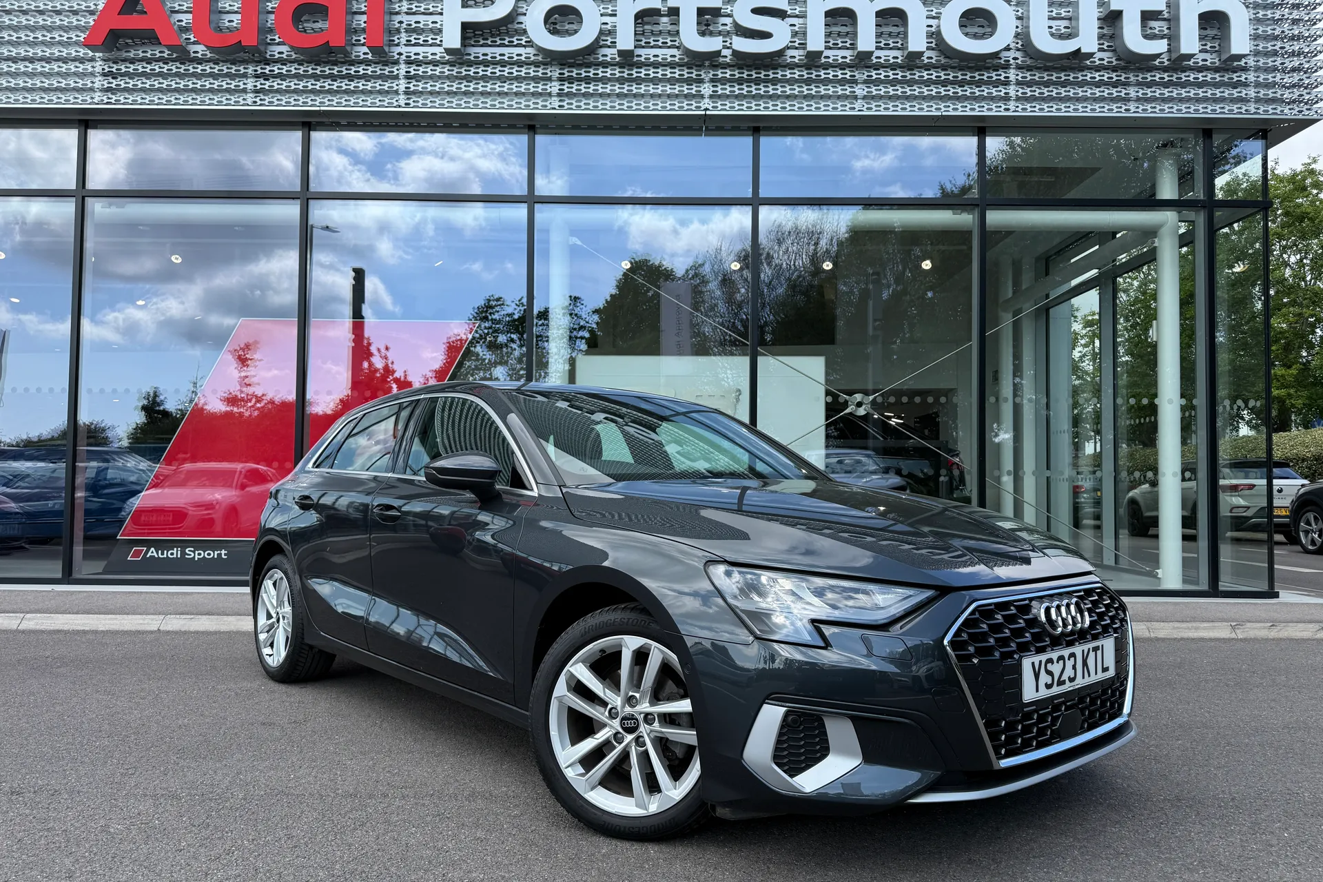 Audi A3 focused image