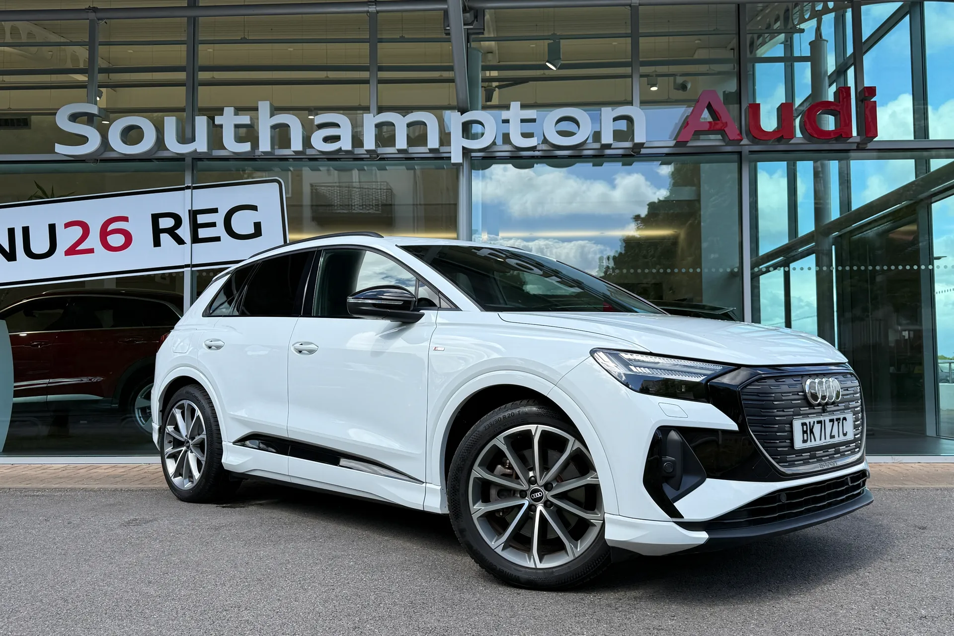 Audi Q4 focused image