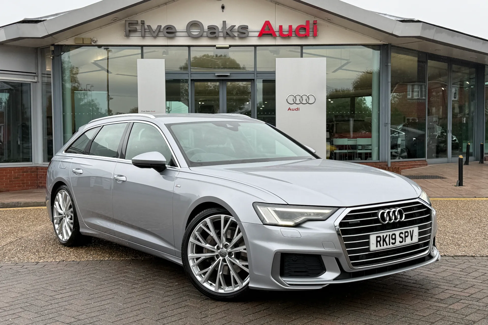 Audi A6 focused image