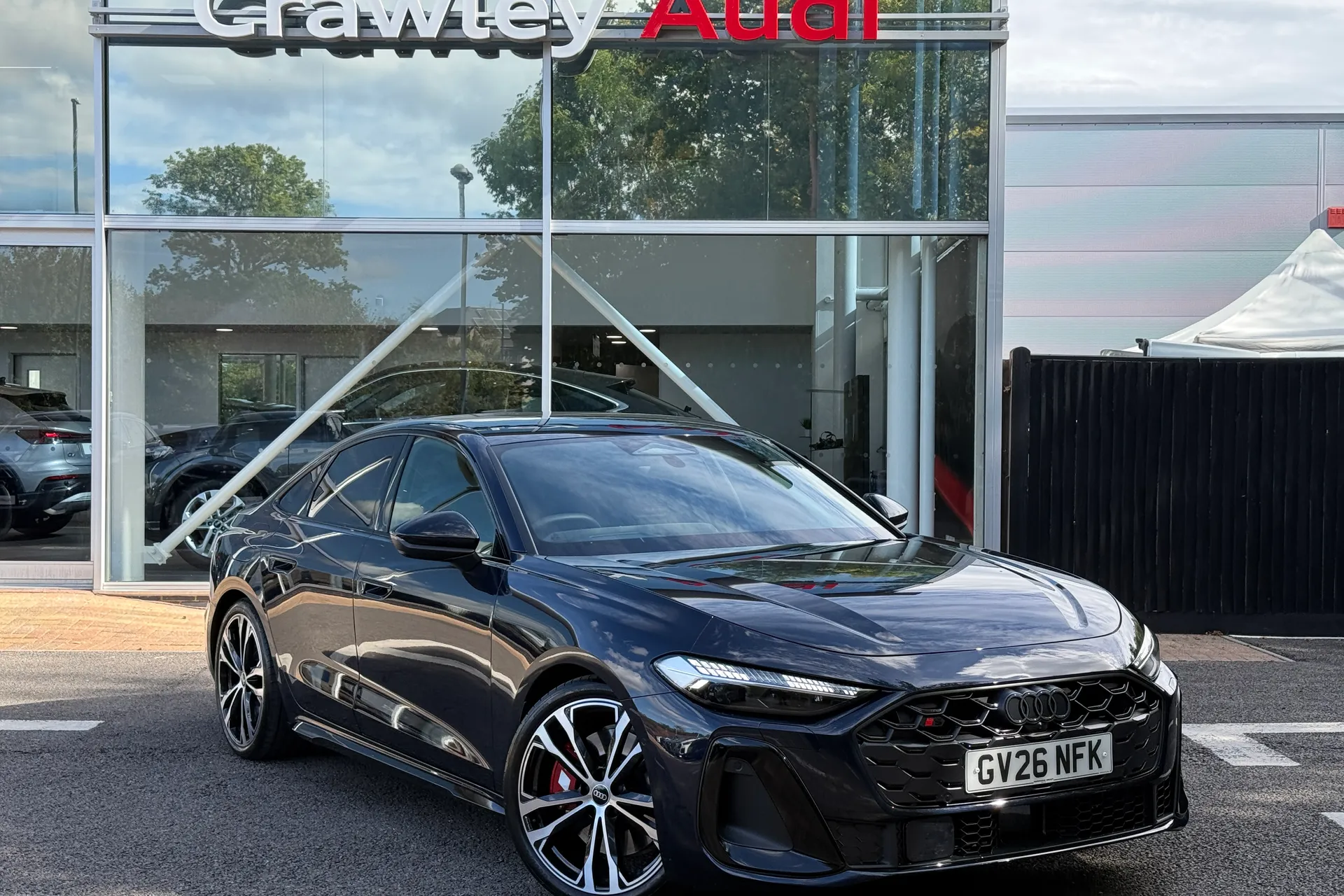 Audi A5 focused image