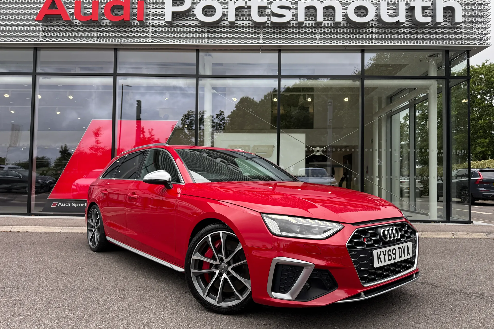 Audi A4 focused image