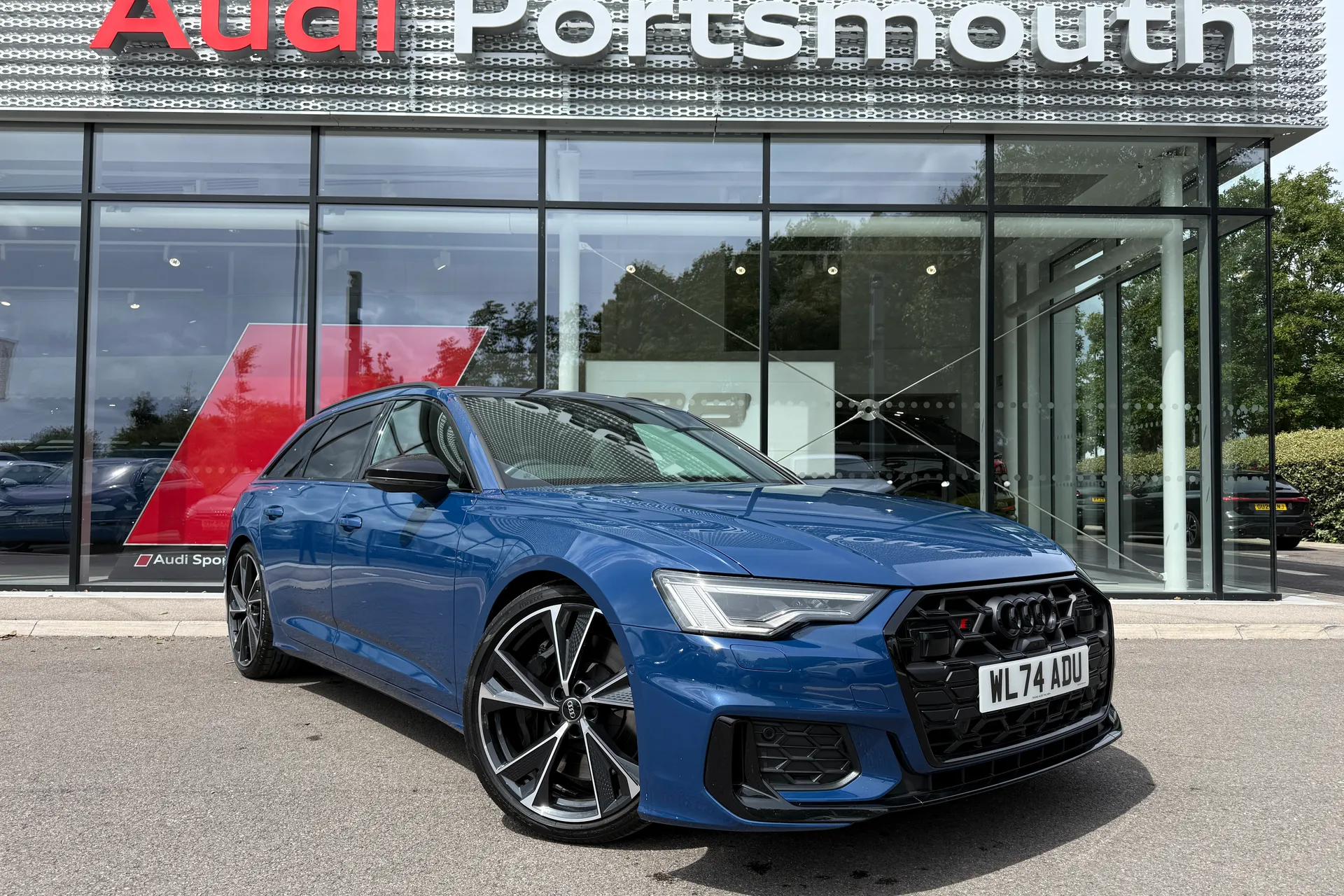 Audi A6 focused image