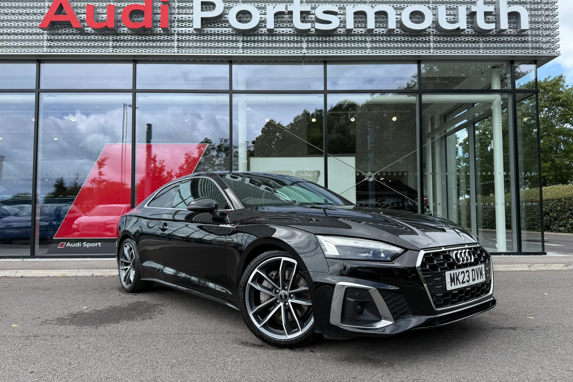 Audi A5 focused image