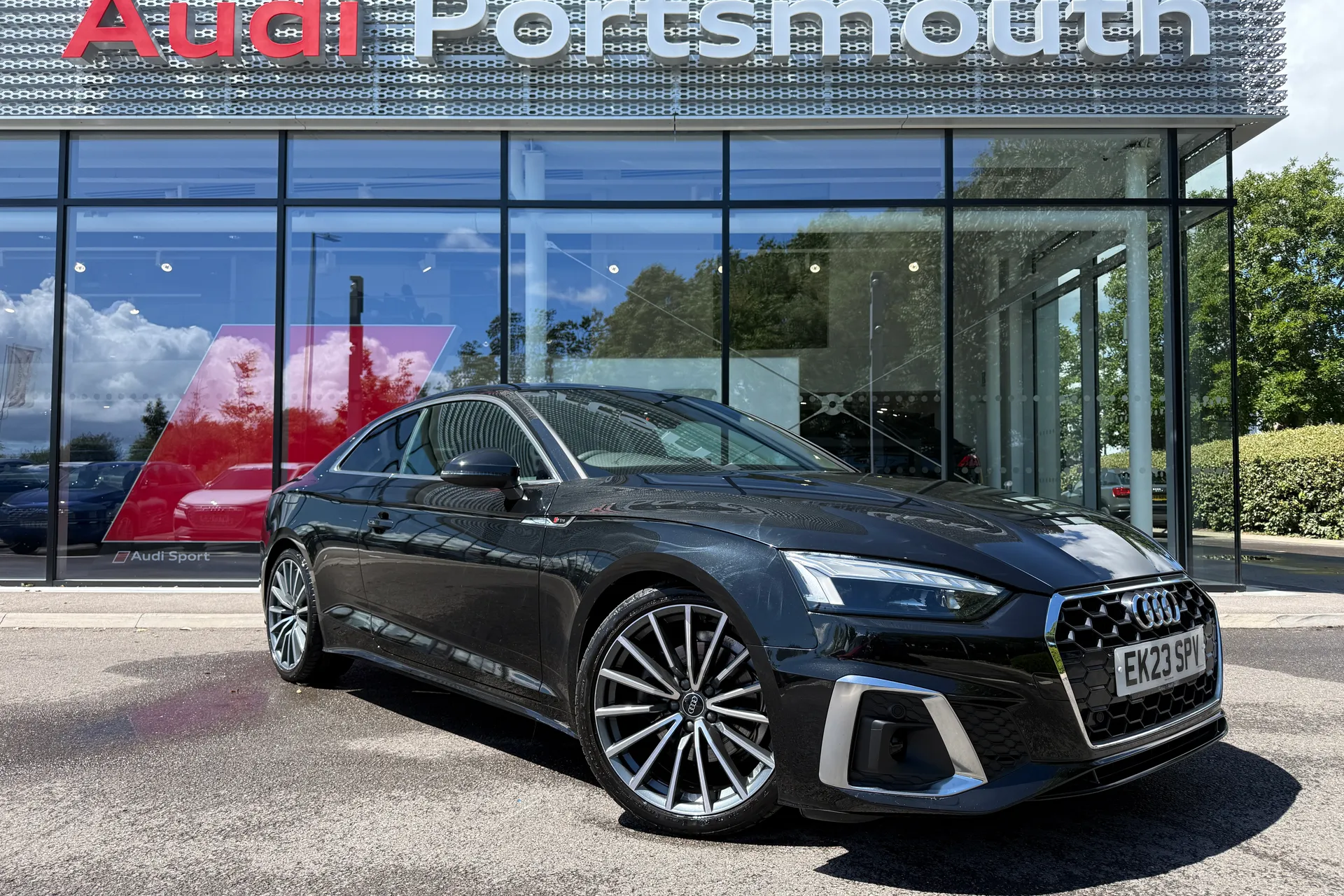Audi A5 focused image