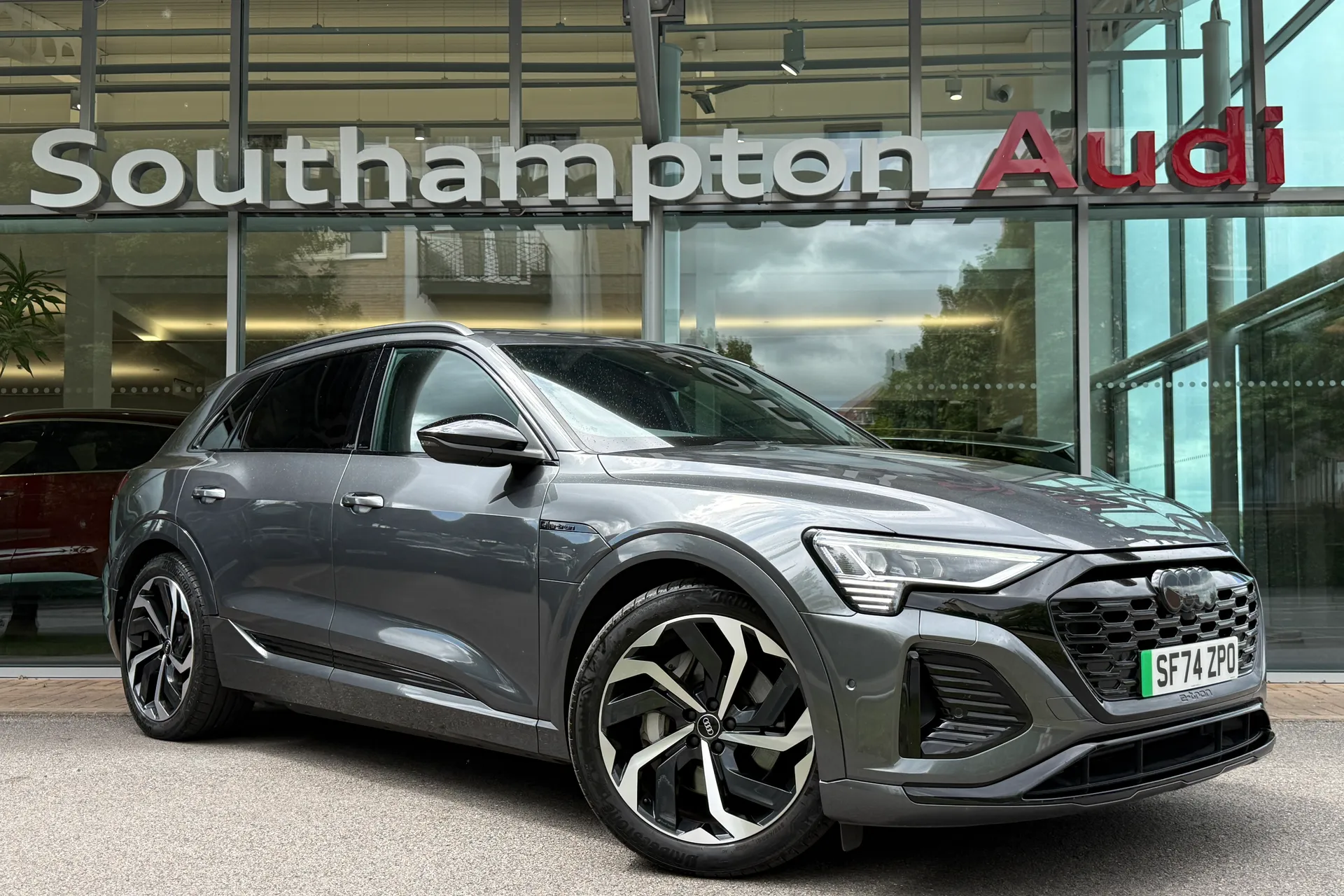 Audi Q8 focused image