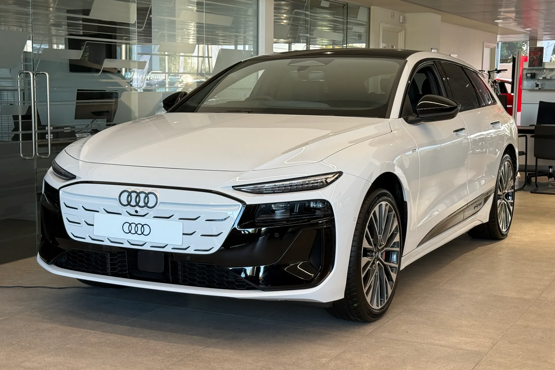 Audi A6 focused image