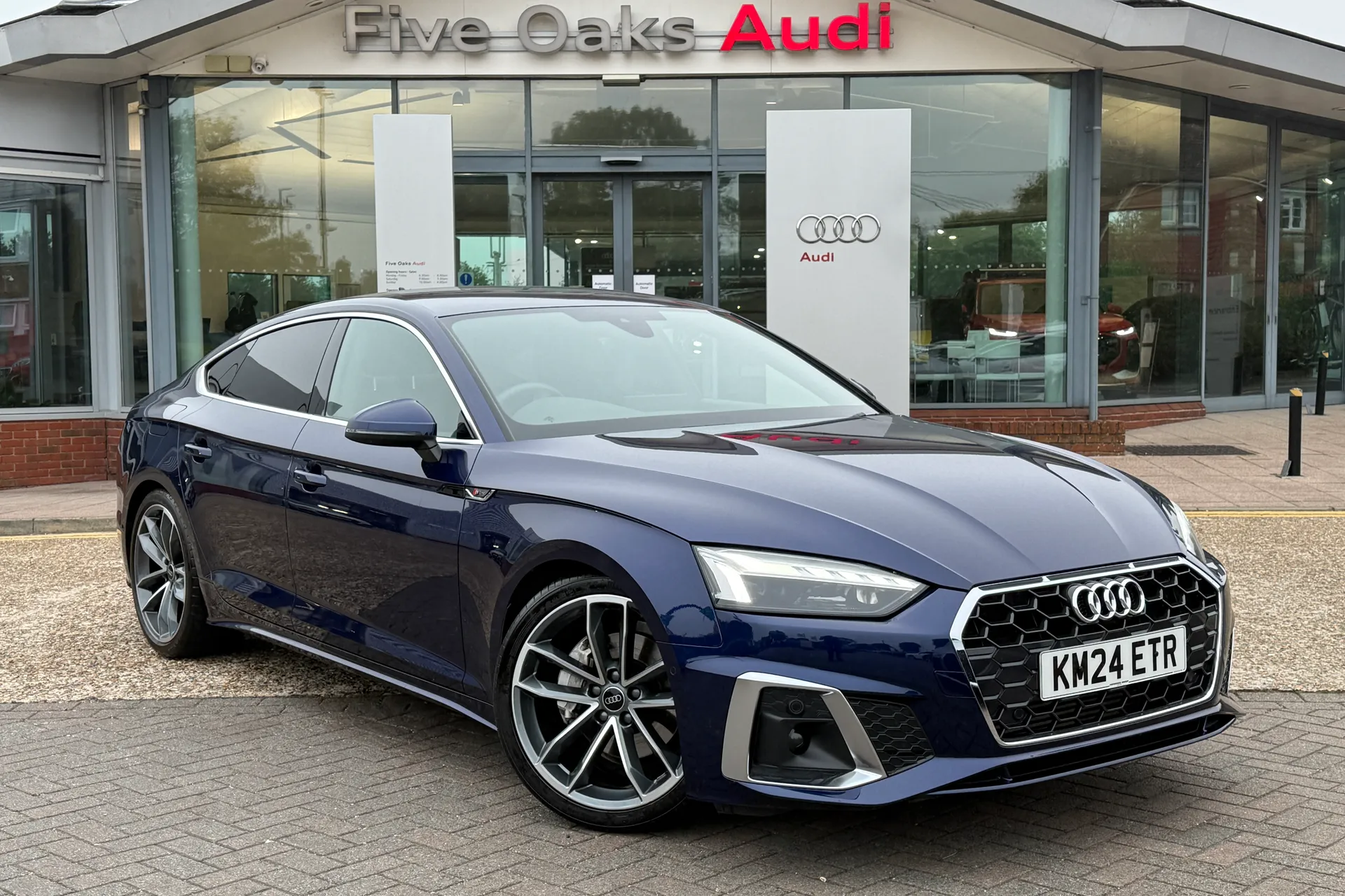 Audi A5 focused image