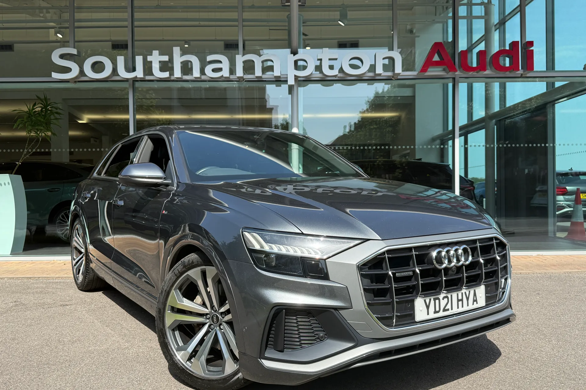 Audi Q8 focused image