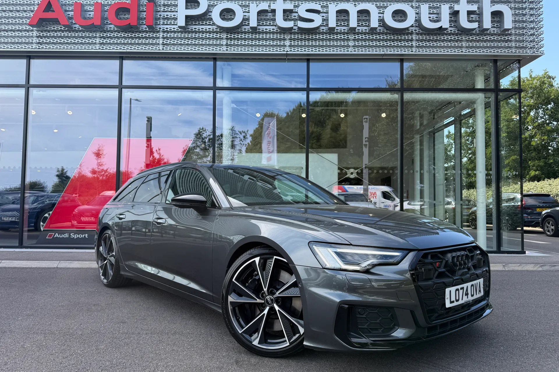 Audi A6 focused image