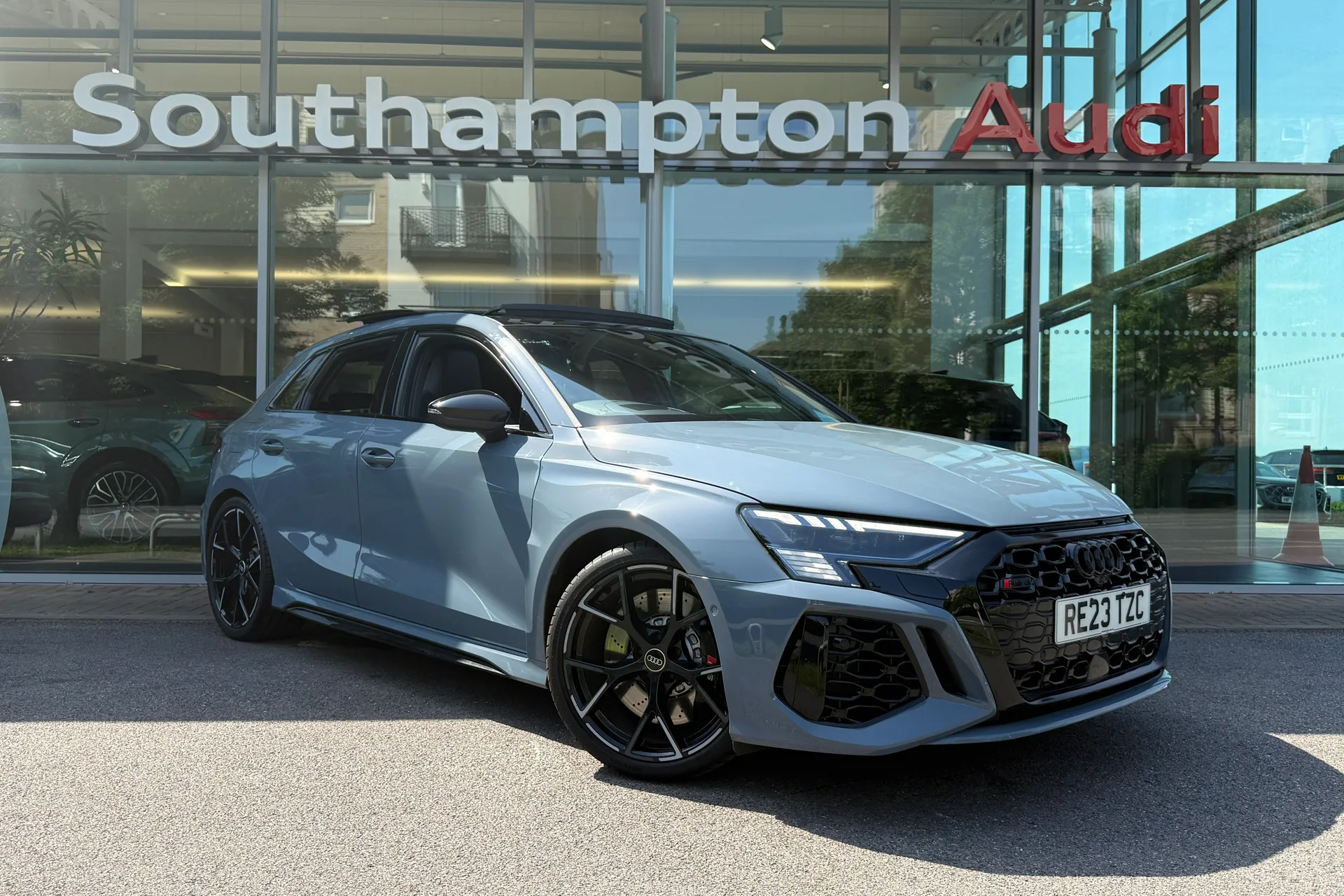 Audi RS3 focused image