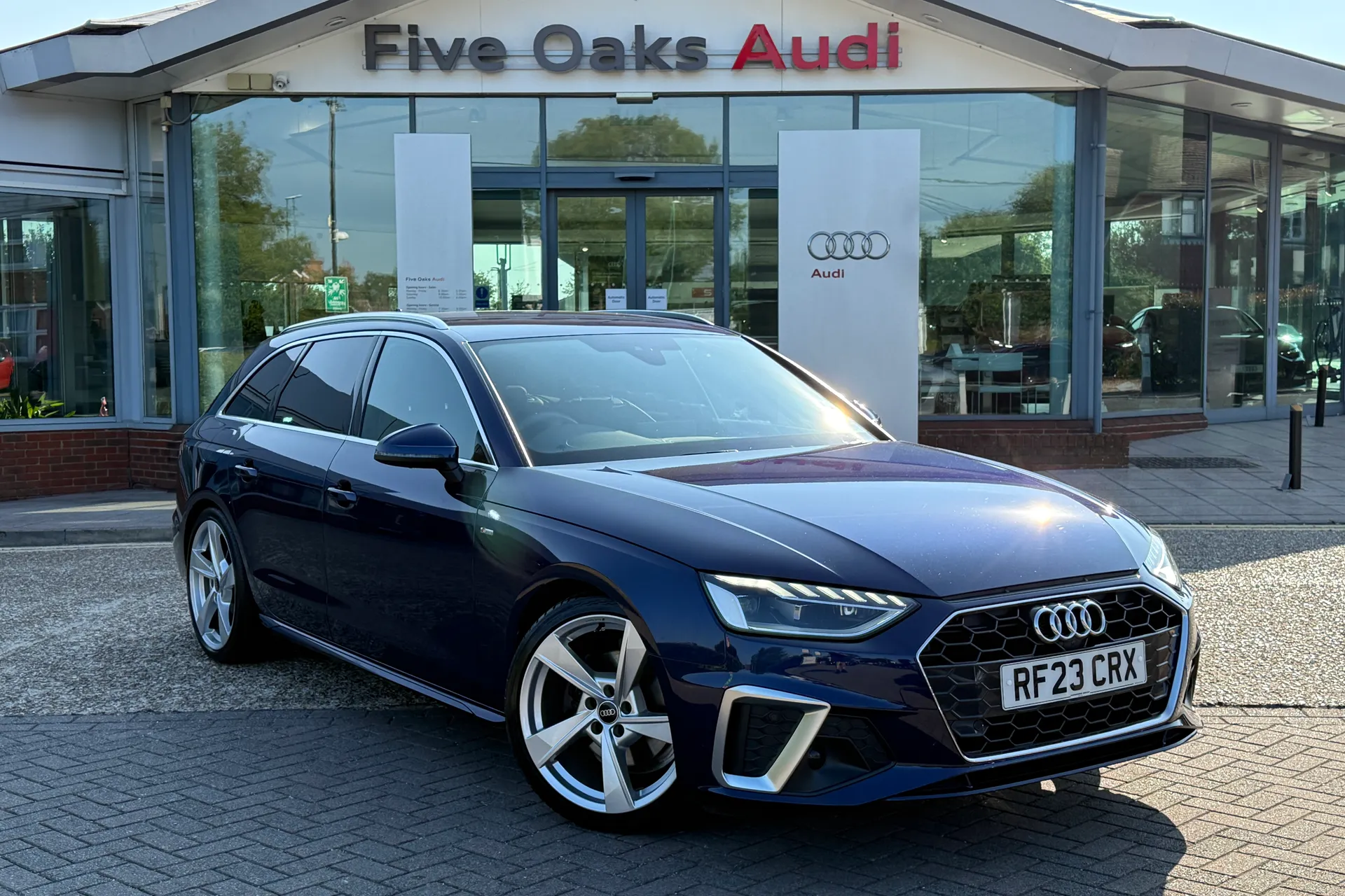 Audi A4 focused image