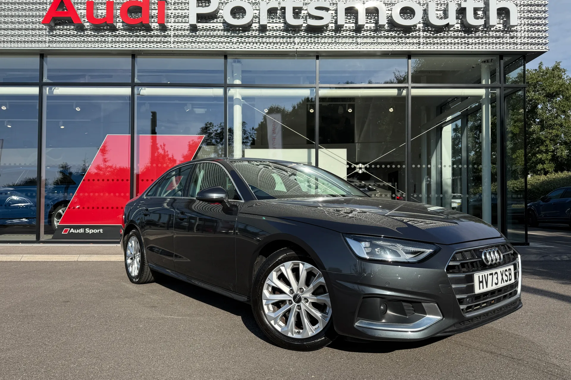 Audi A4 focused image