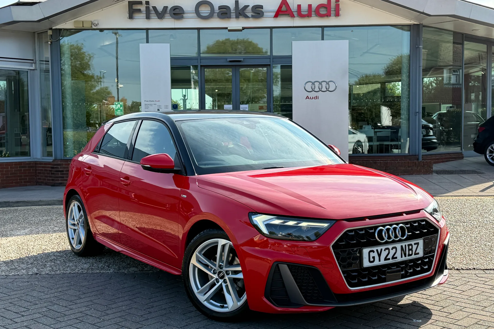 Audi A1 focused image