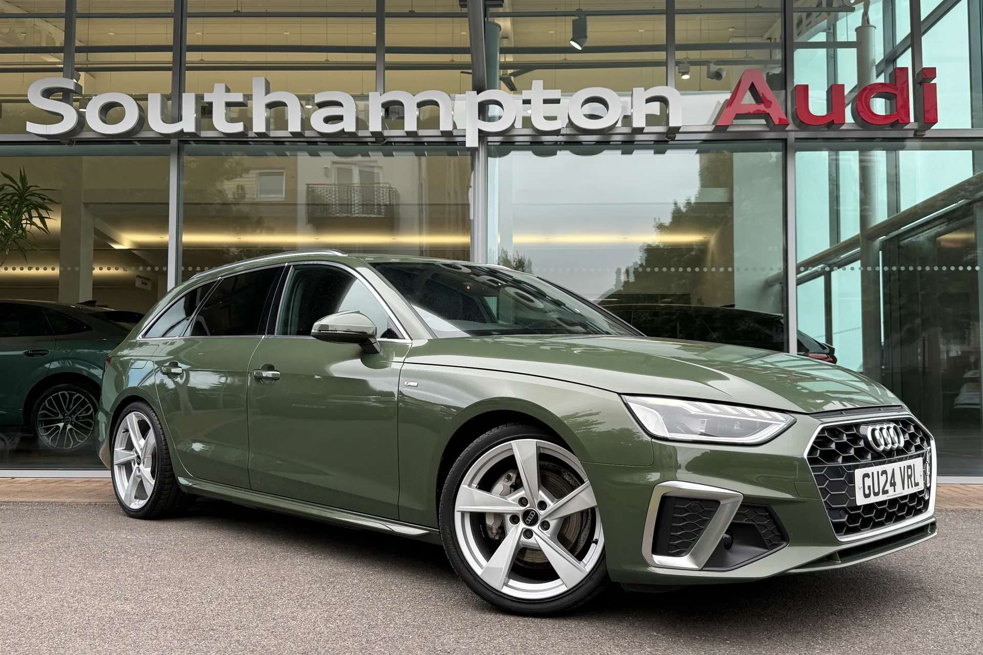 Audi A4 focused image