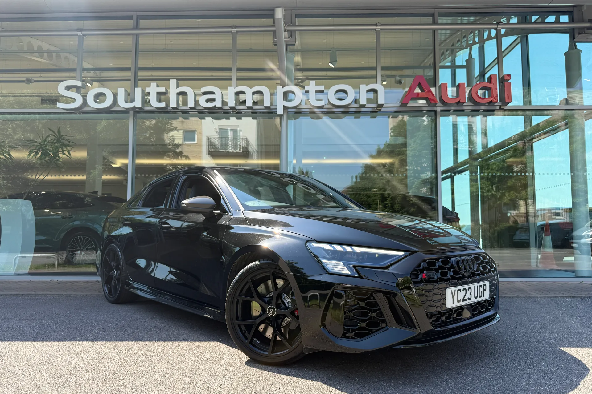 Audi RS3 focused image