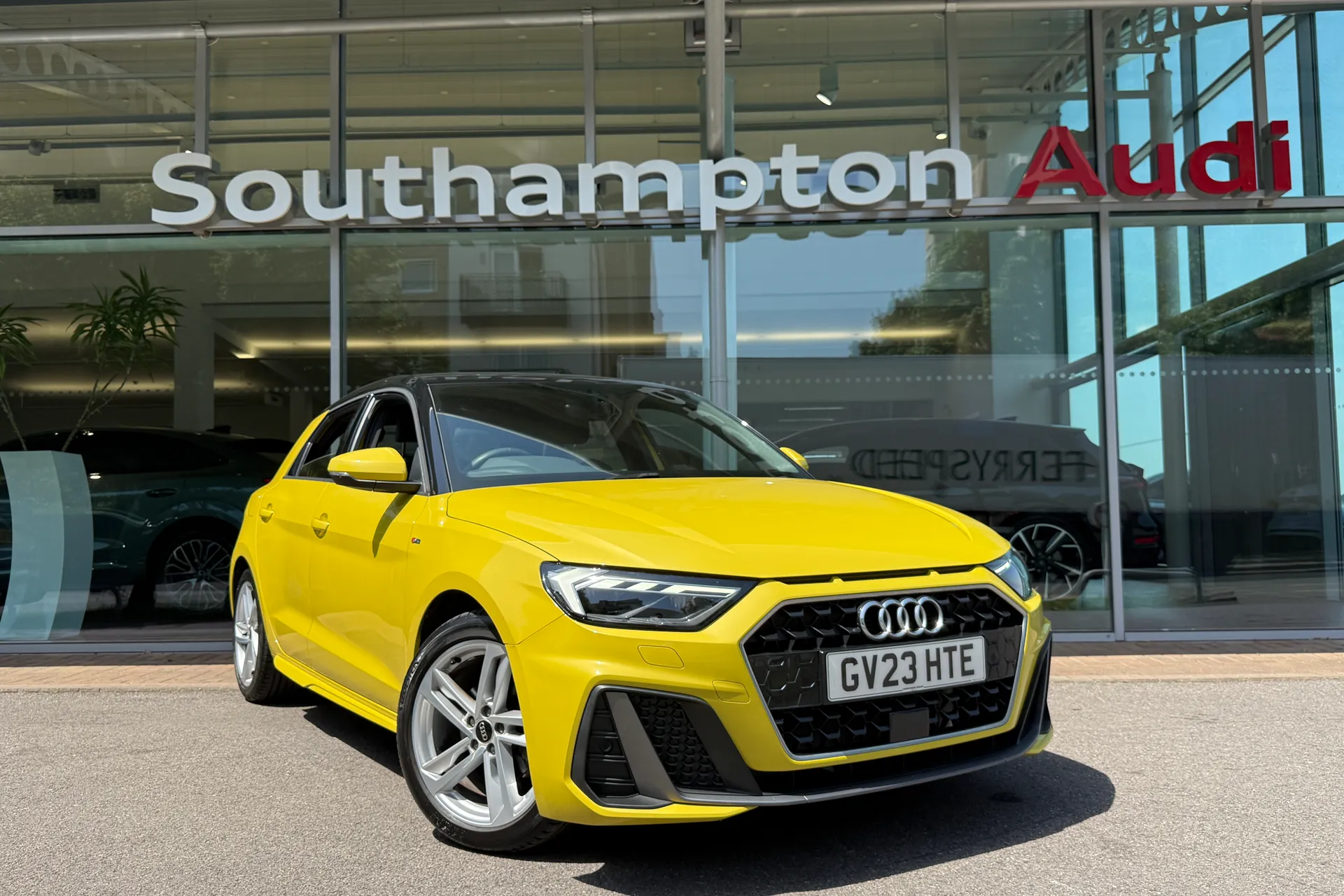 Audi A1 focused image