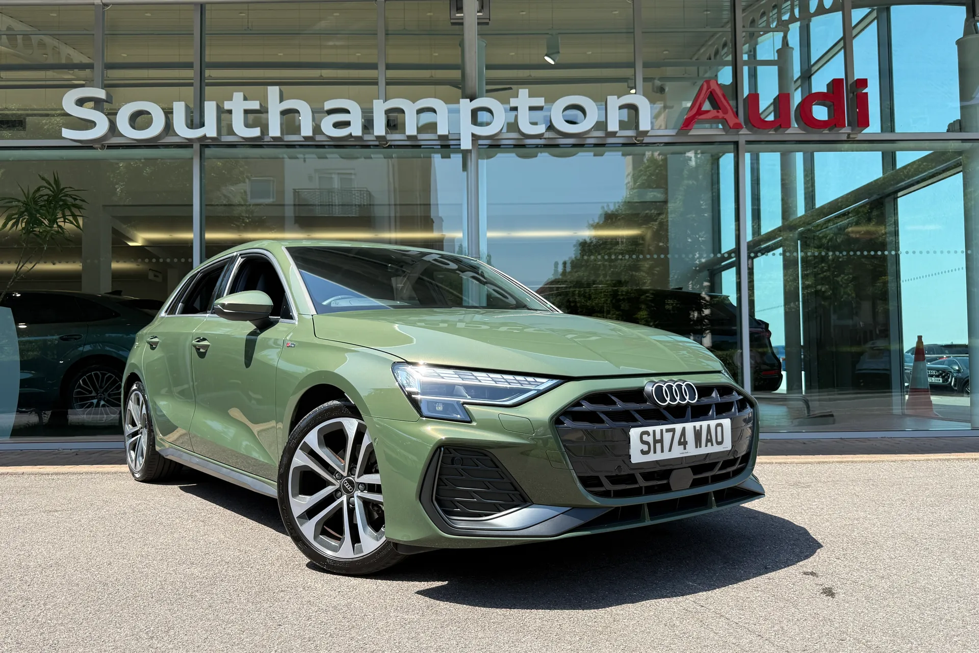 Audi A3 focused image