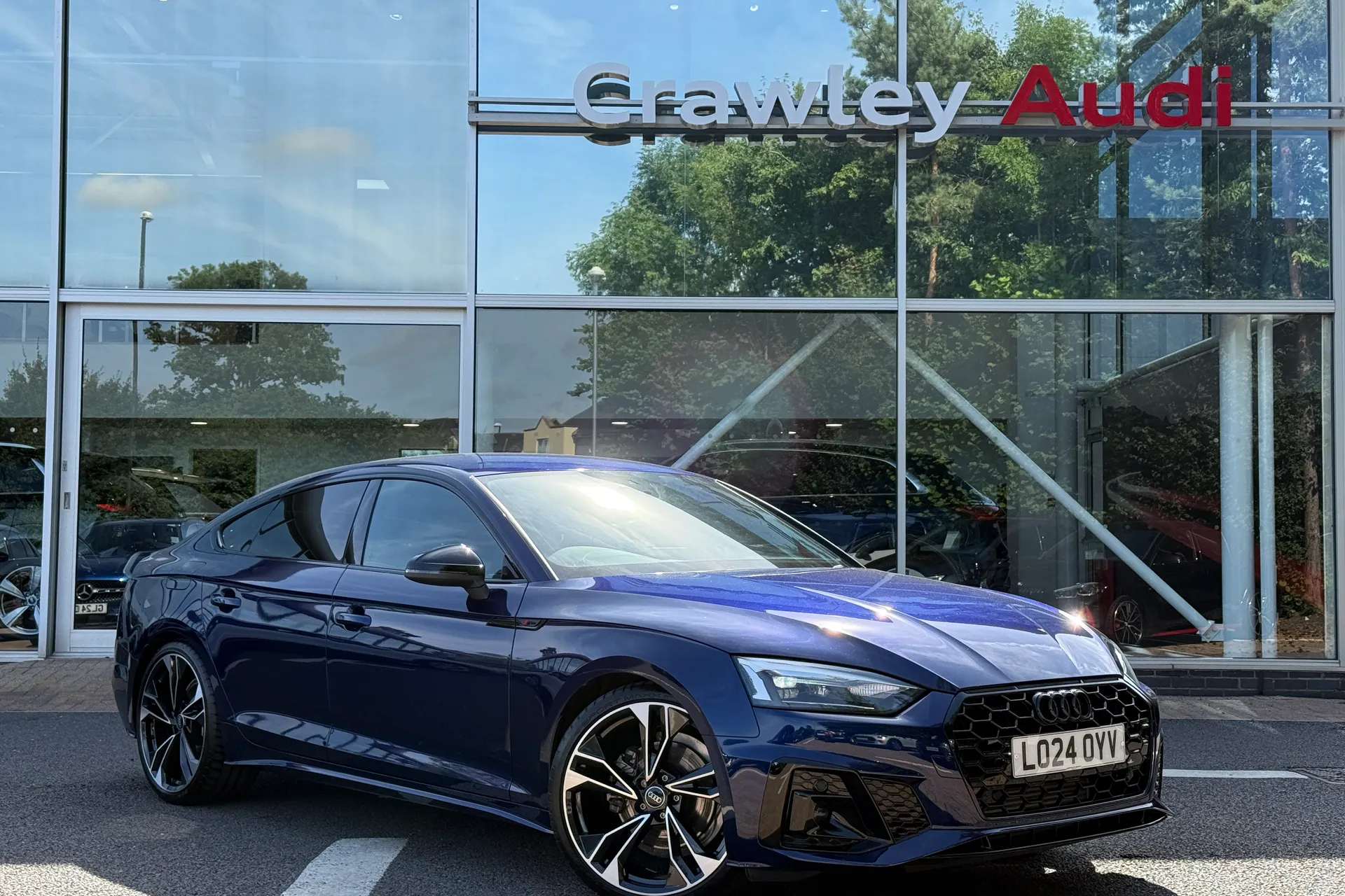 Audi A5 focused image