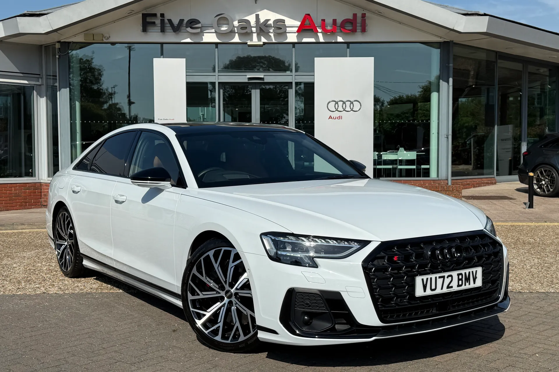 Audi A8 focused image