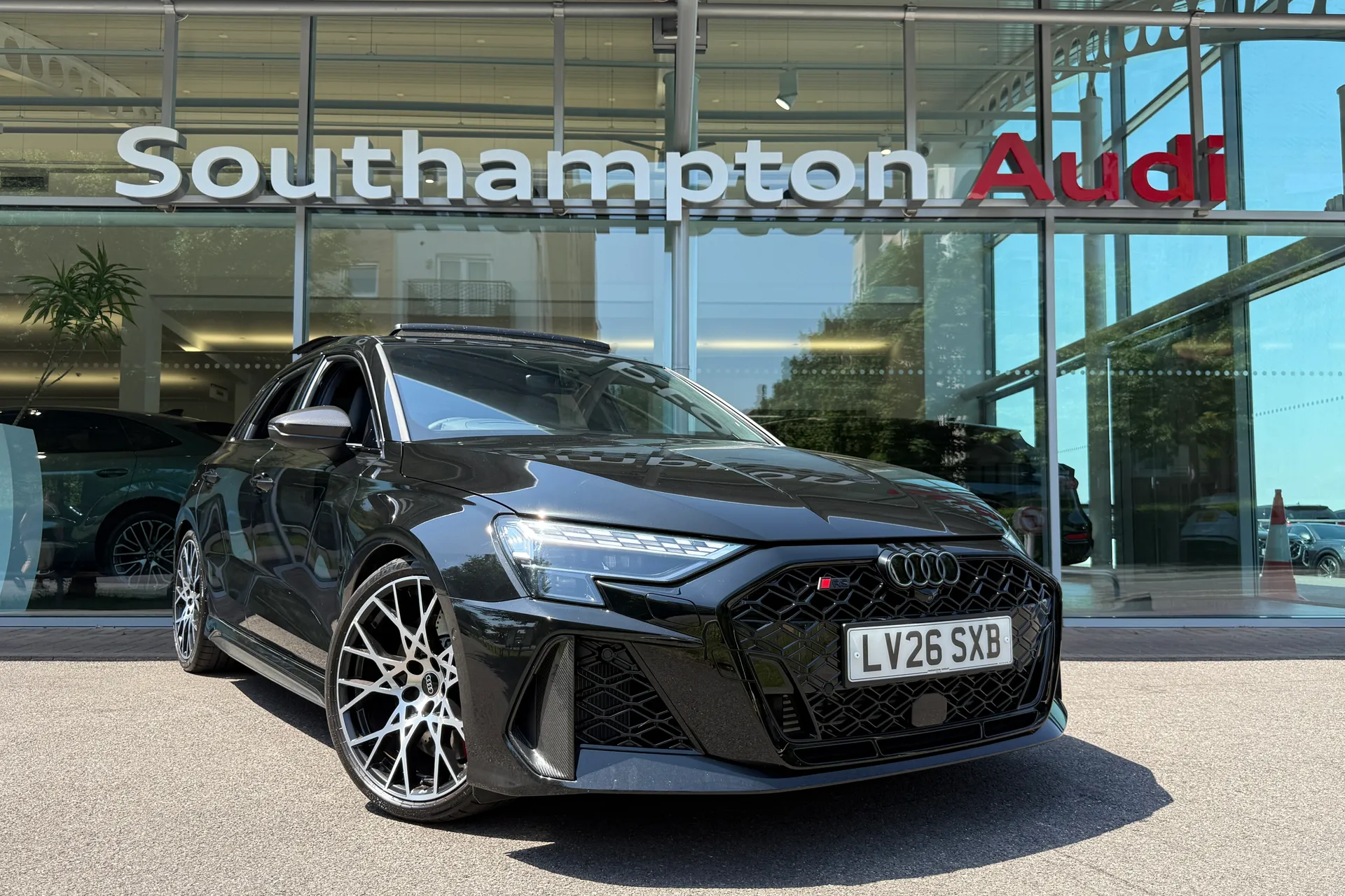Audi RS3 focused image