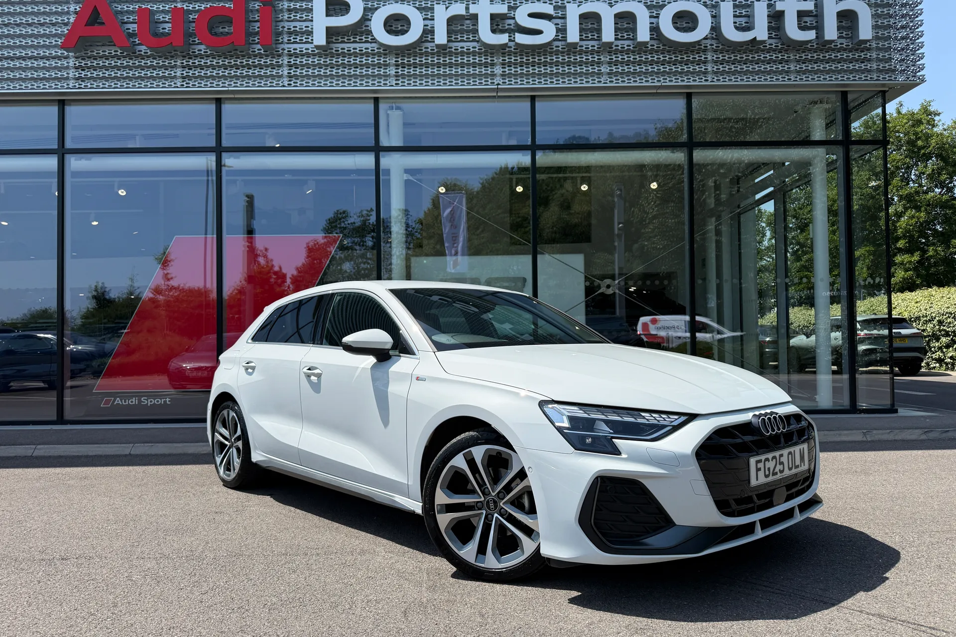 Audi A3 focused image