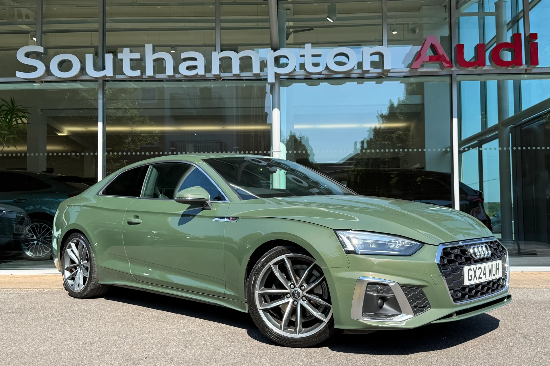 Audi A5 focused image