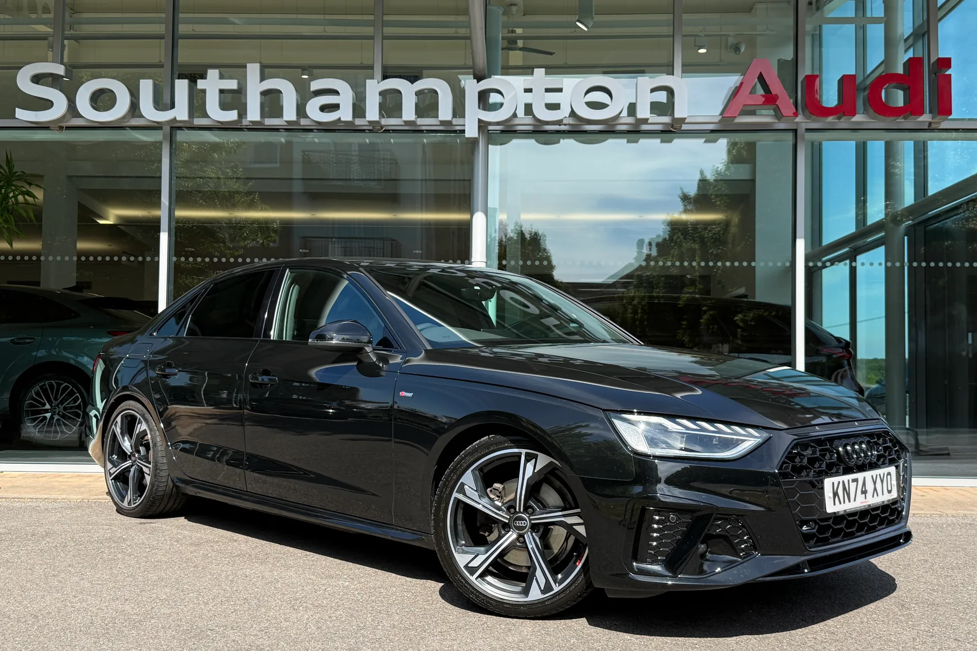 Audi A4 focused image