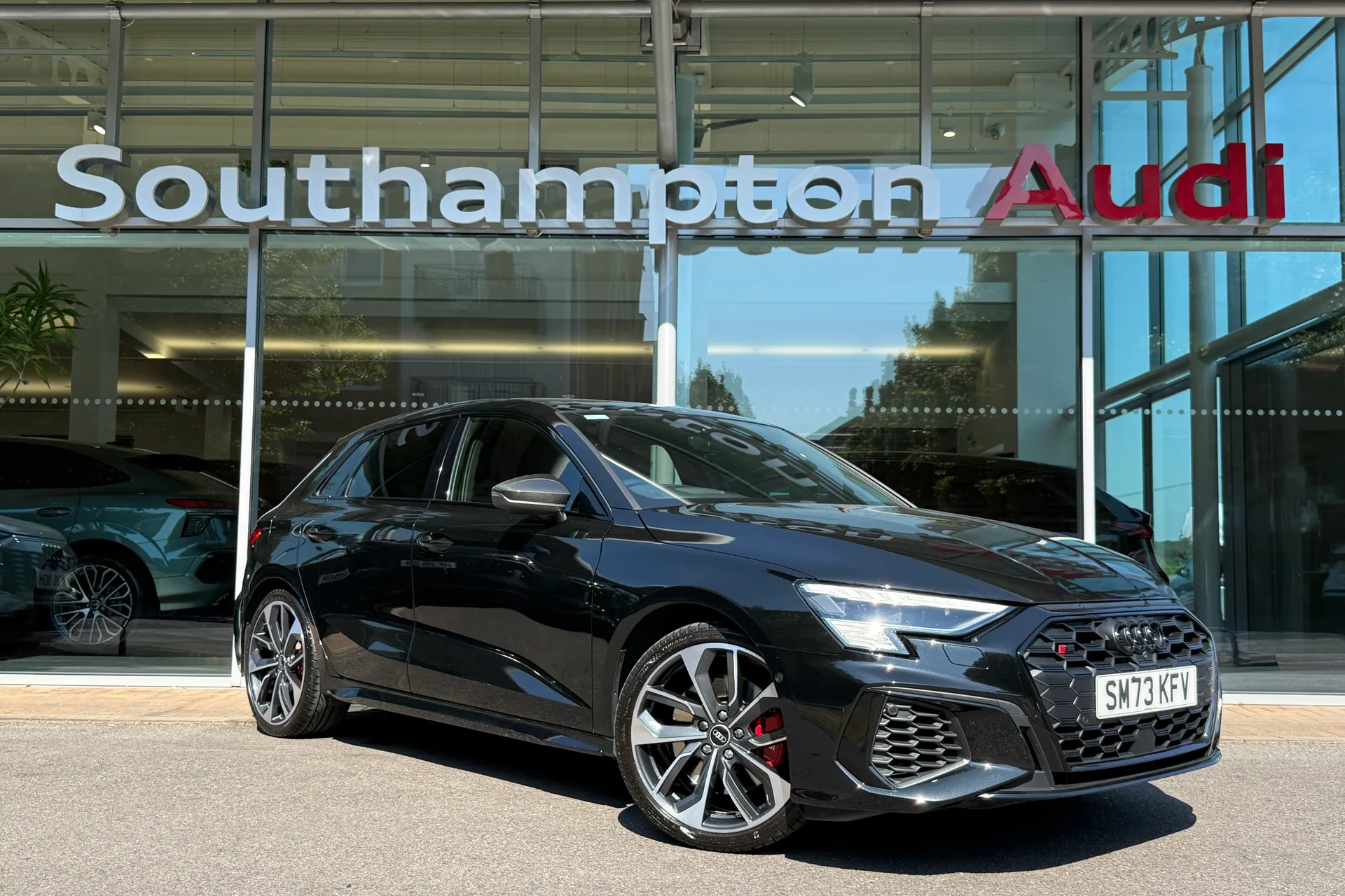 Audi A3 focused image