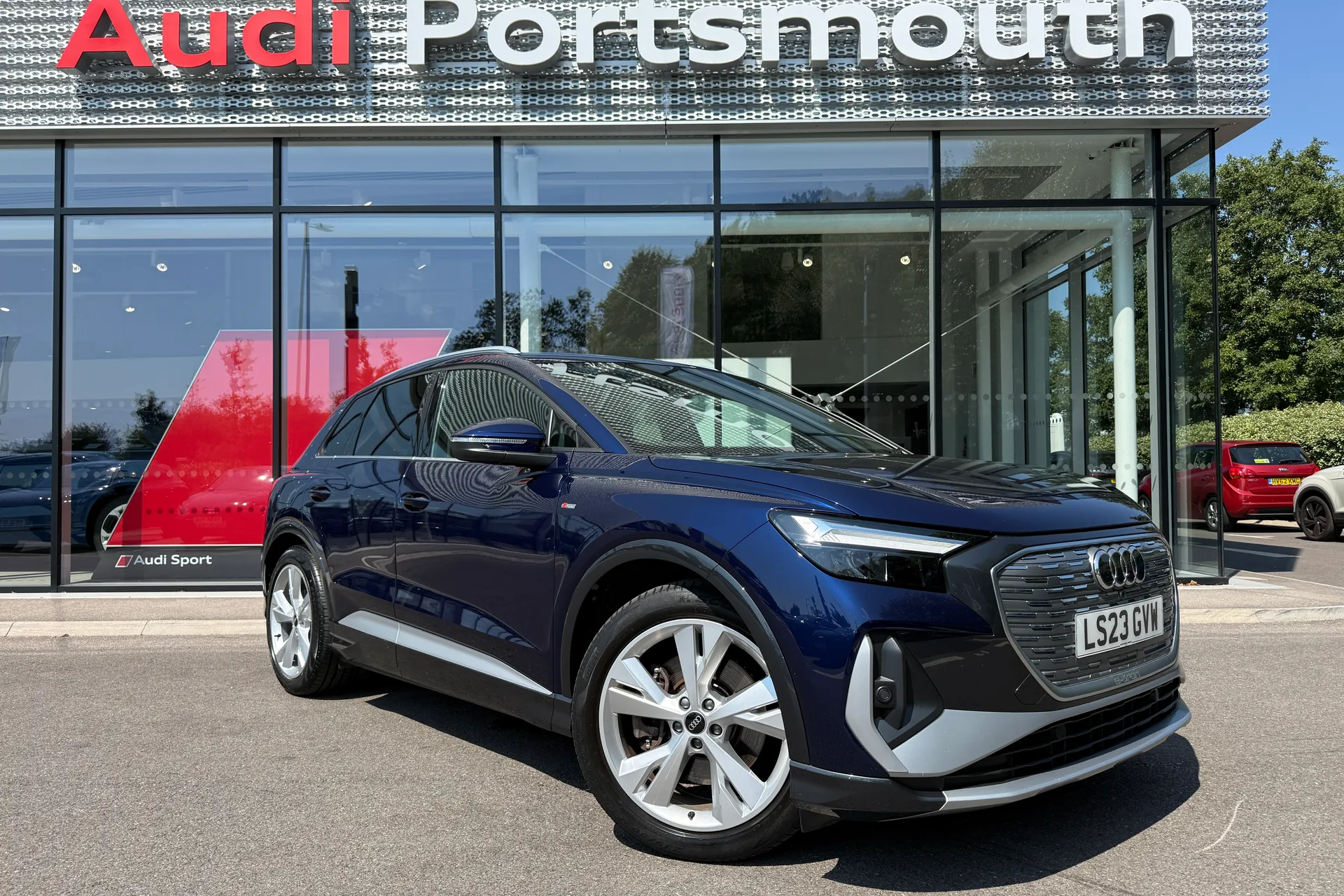 Audi Q4 focused image